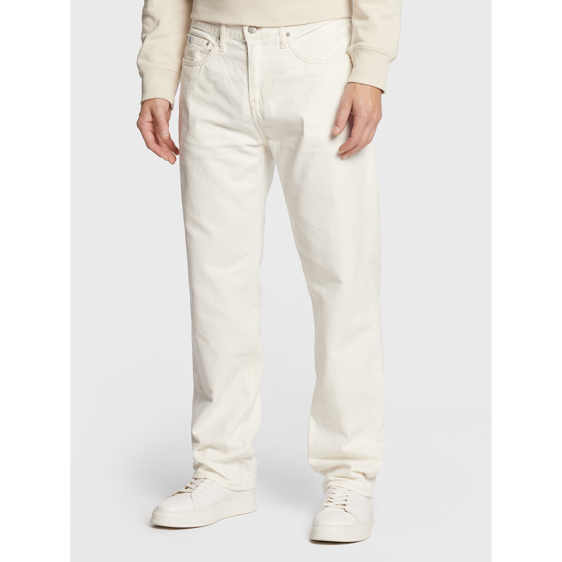 Calvin Klein Jeans Farmer J30J321443 Fehér Straight Fit - Pepit.hu