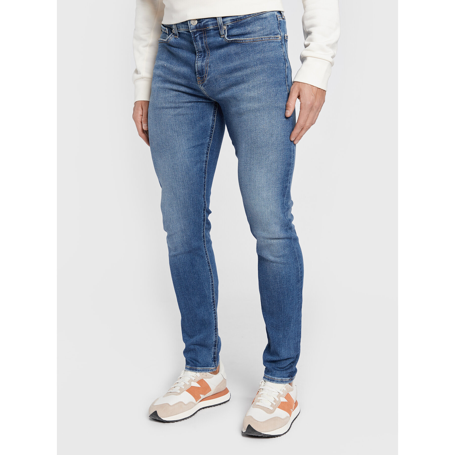 Calvin Klein Jeans Farmer J30J321448 Sötétkék Skinny Fit - Pepit.hu