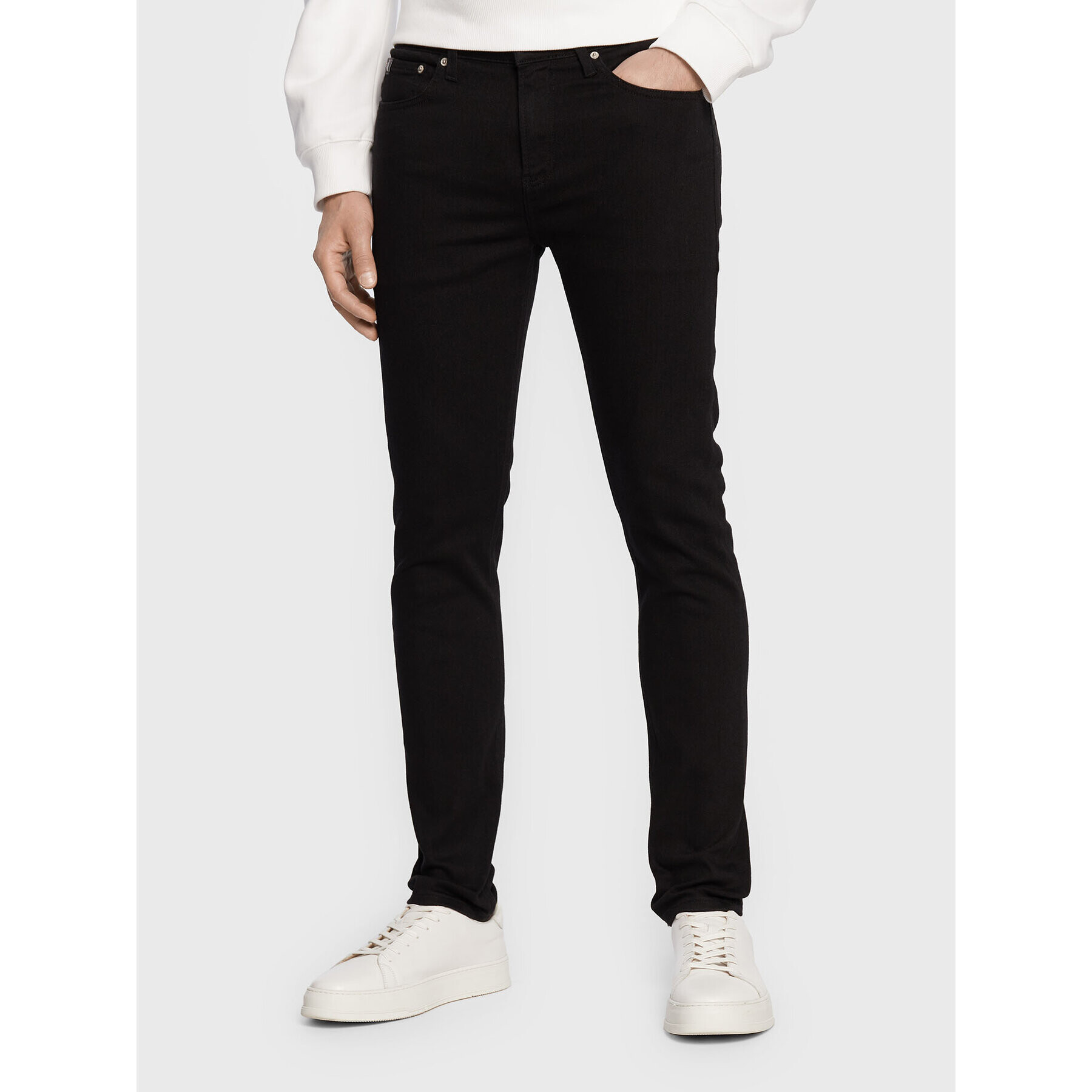 Calvin Klein Jeans Farmer J30J321451 Fekete Skinny Fit - Pepit.hu