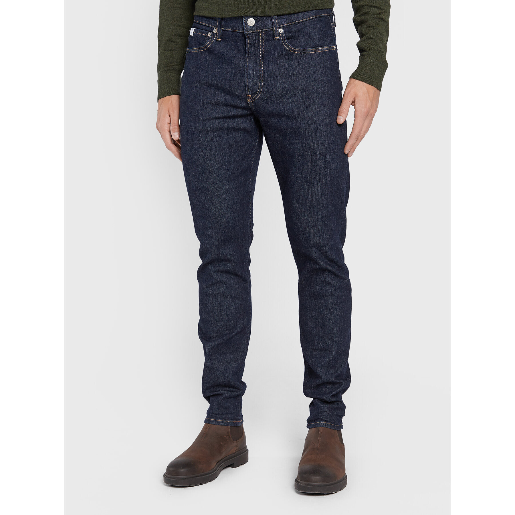 Calvin Klein Jeans Farmer J30J321469 Sötétkék Slim Taper Fit - Pepit.hu