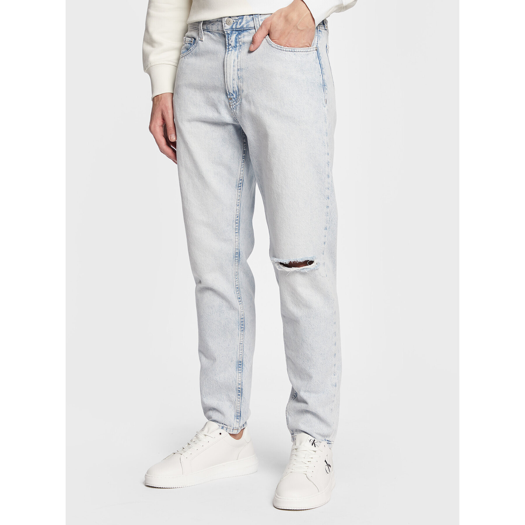 Calvin Klein Jeans Farmer J30J322404 Kék Tapered Fit - Pepit.hu