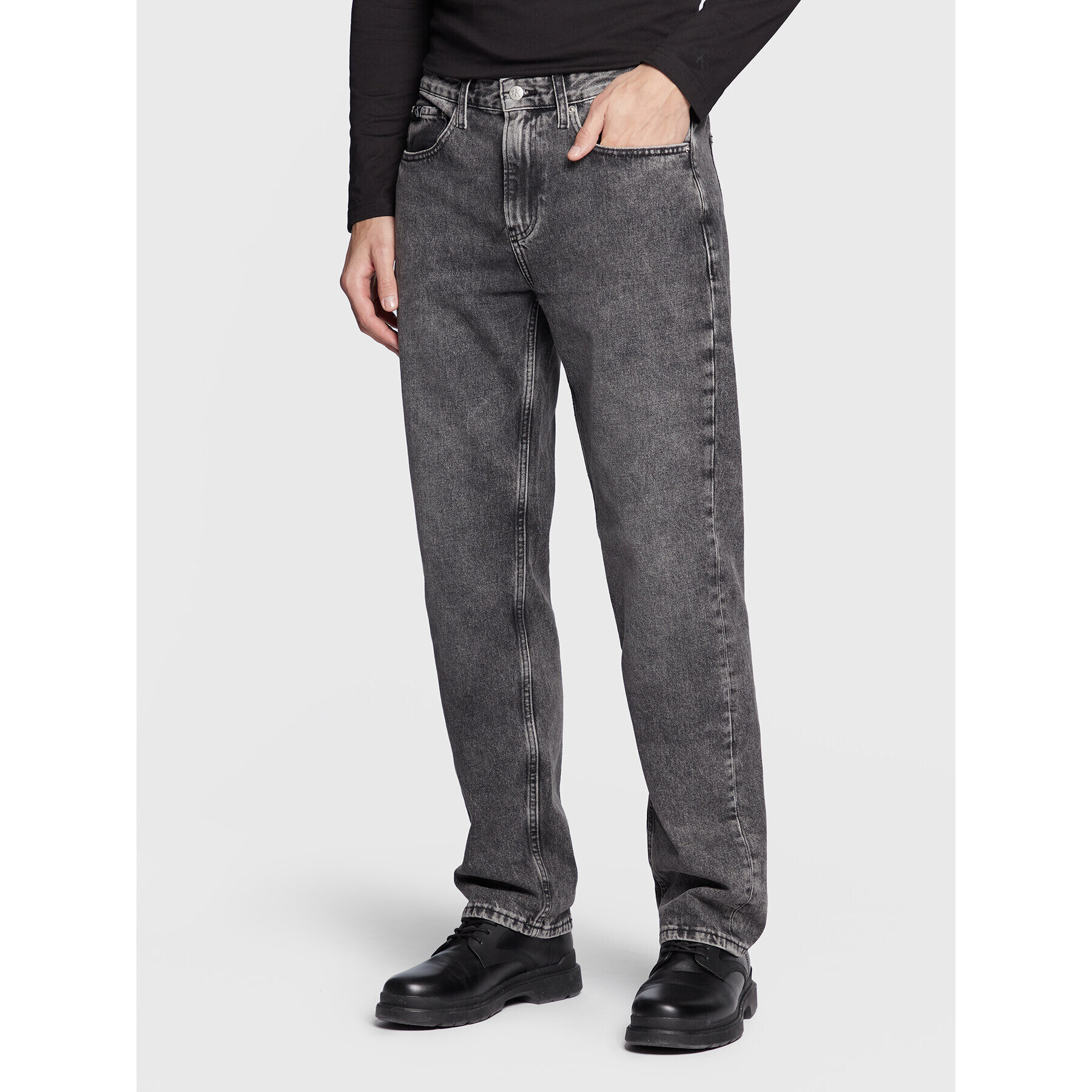 Calvin Klein Jeans Farmer J30J322415 Szürke Straight Fit - Pepit.hu