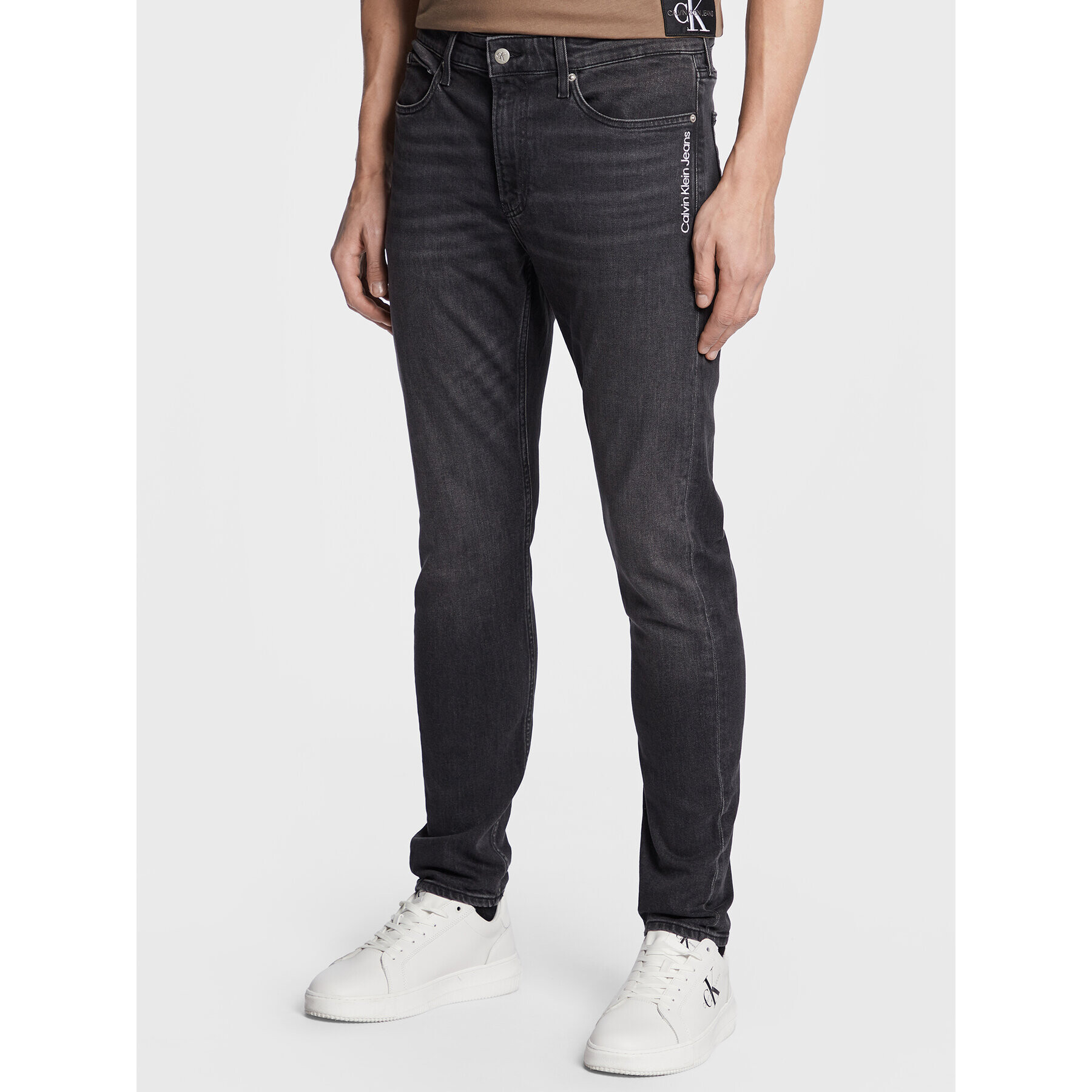 Calvin Klein Jeans Farmer J30J322440 Fekete Slim Fit - Pepit.hu