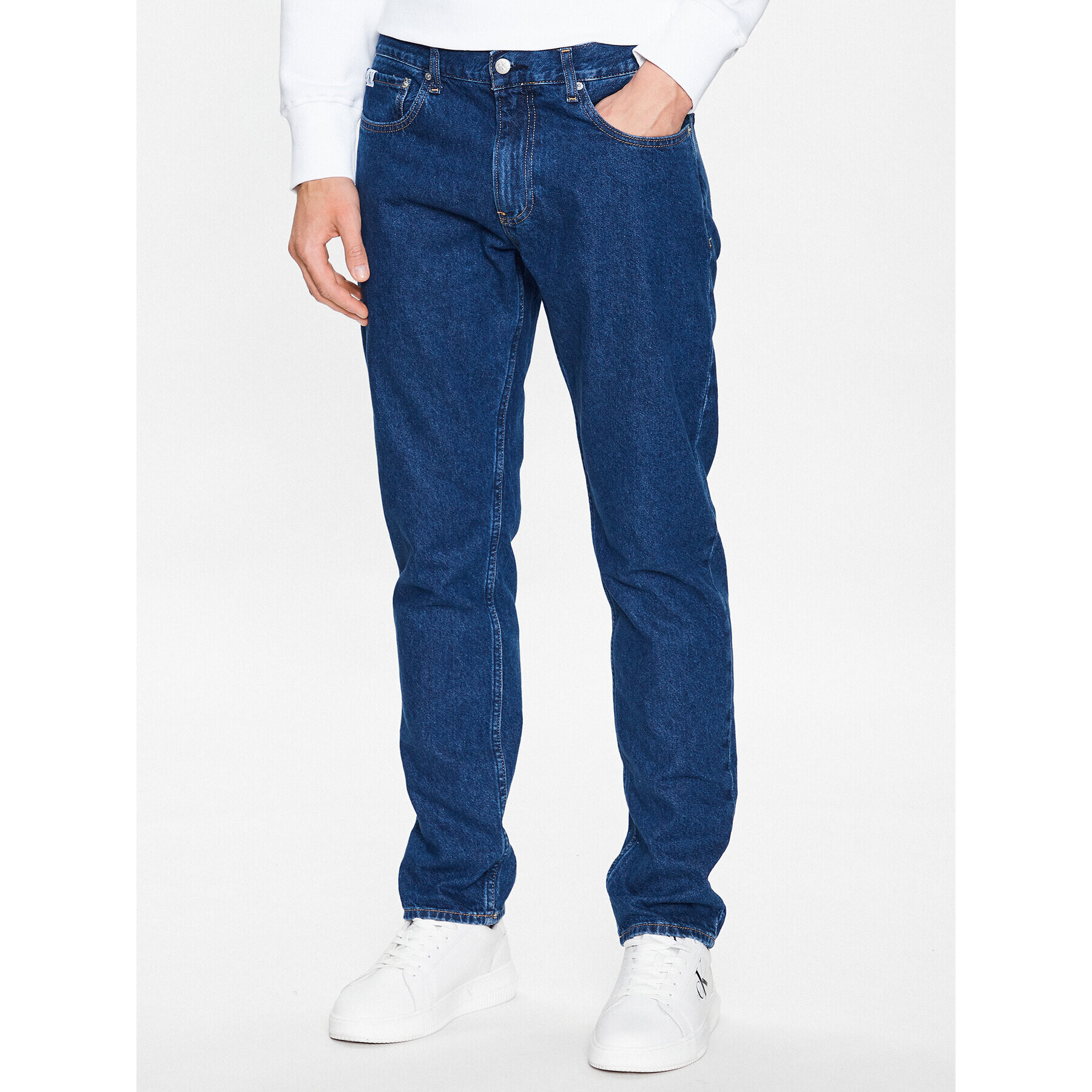 Calvin Klein Jeans Farmer J30J322795 Kék Relaxed Fit - Pepit.hu