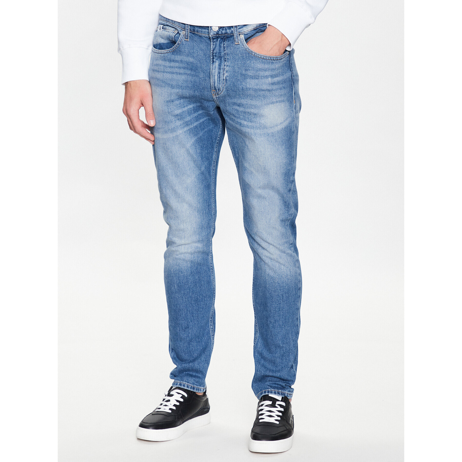 Calvin Klein Jeans Farmer J30J322796 Kék Slim Taper Fit - Pepit.hu