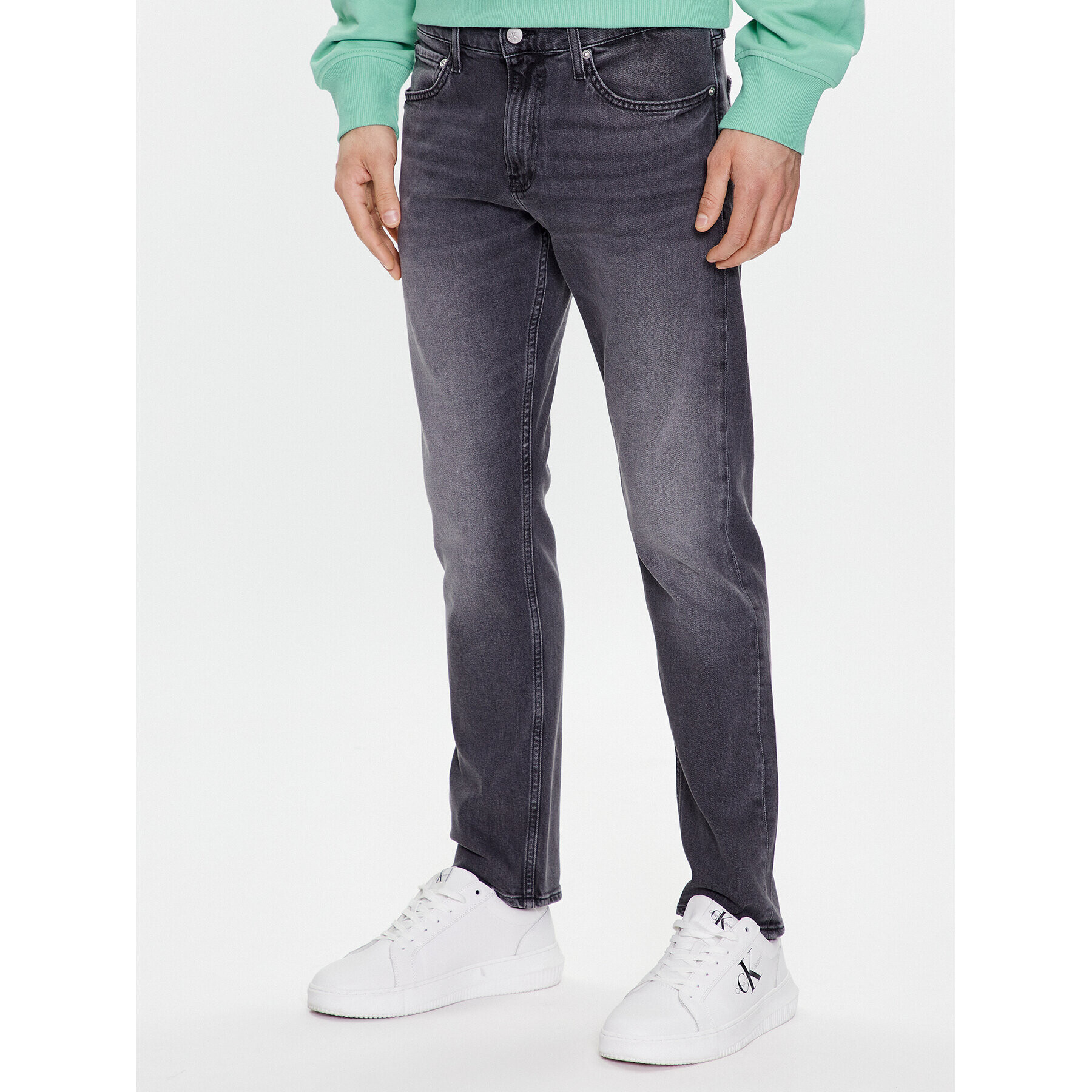 Calvin Klein Jeans Farmer J30J322800 Fekete Slim Fit - Pepit.hu