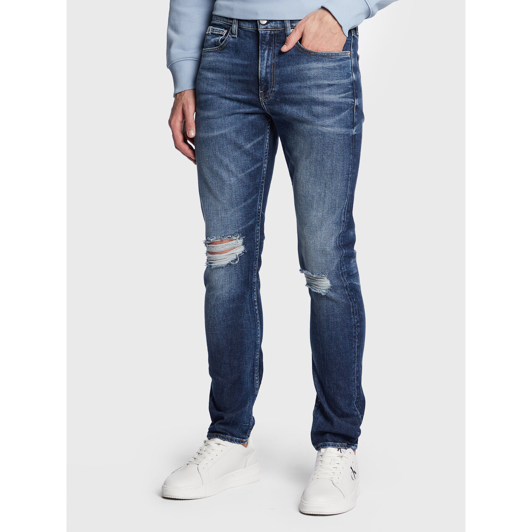 Calvin Klein Jeans Farmer J30J322803 Kék Slim Taper Fit - Pepit.hu