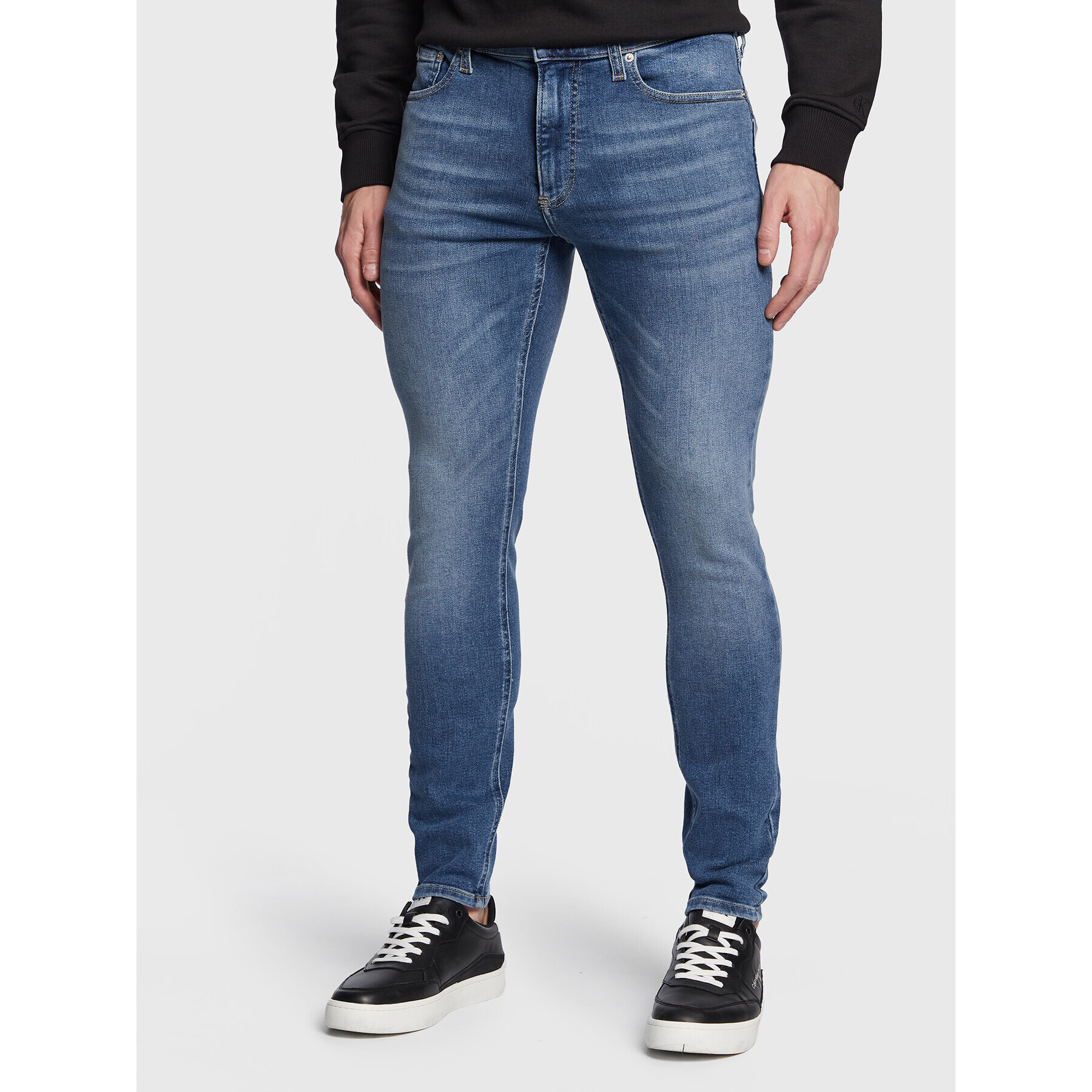 Calvin Klein Jeans Farmer J30J322810 Kék Super Skinny Fit - Pepit.hu