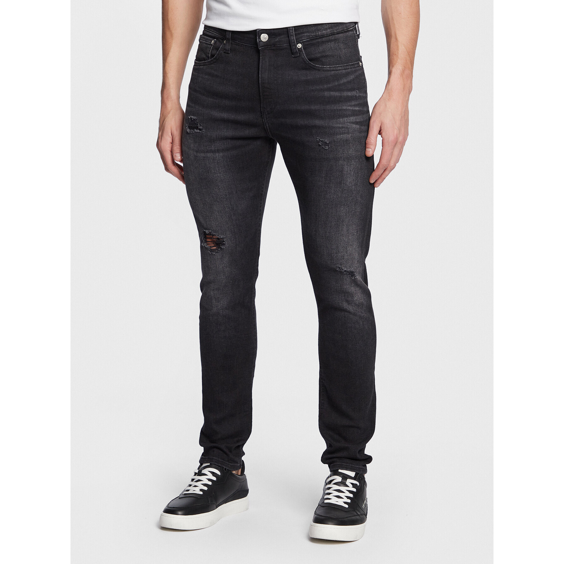 Calvin Klein Jeans Farmer J30J322836 Fekete Skinny Fit - Pepit.hu