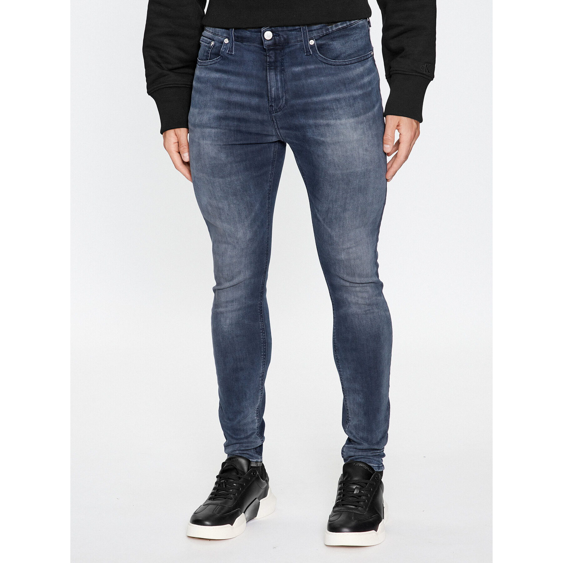 Calvin Klein Jeans Farmer J30J323870 Sötétkék Super Skinny Fit - Pepit.hu