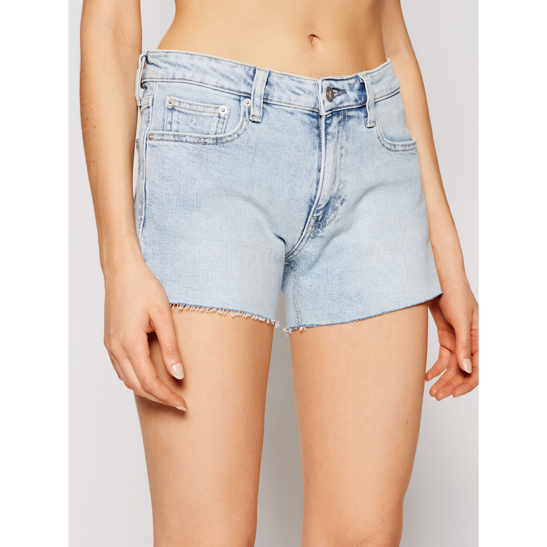 Calvin Klein Jeans Farmer rövidnadrág J20J215902 Kék Regular Fit - Pepit.hu