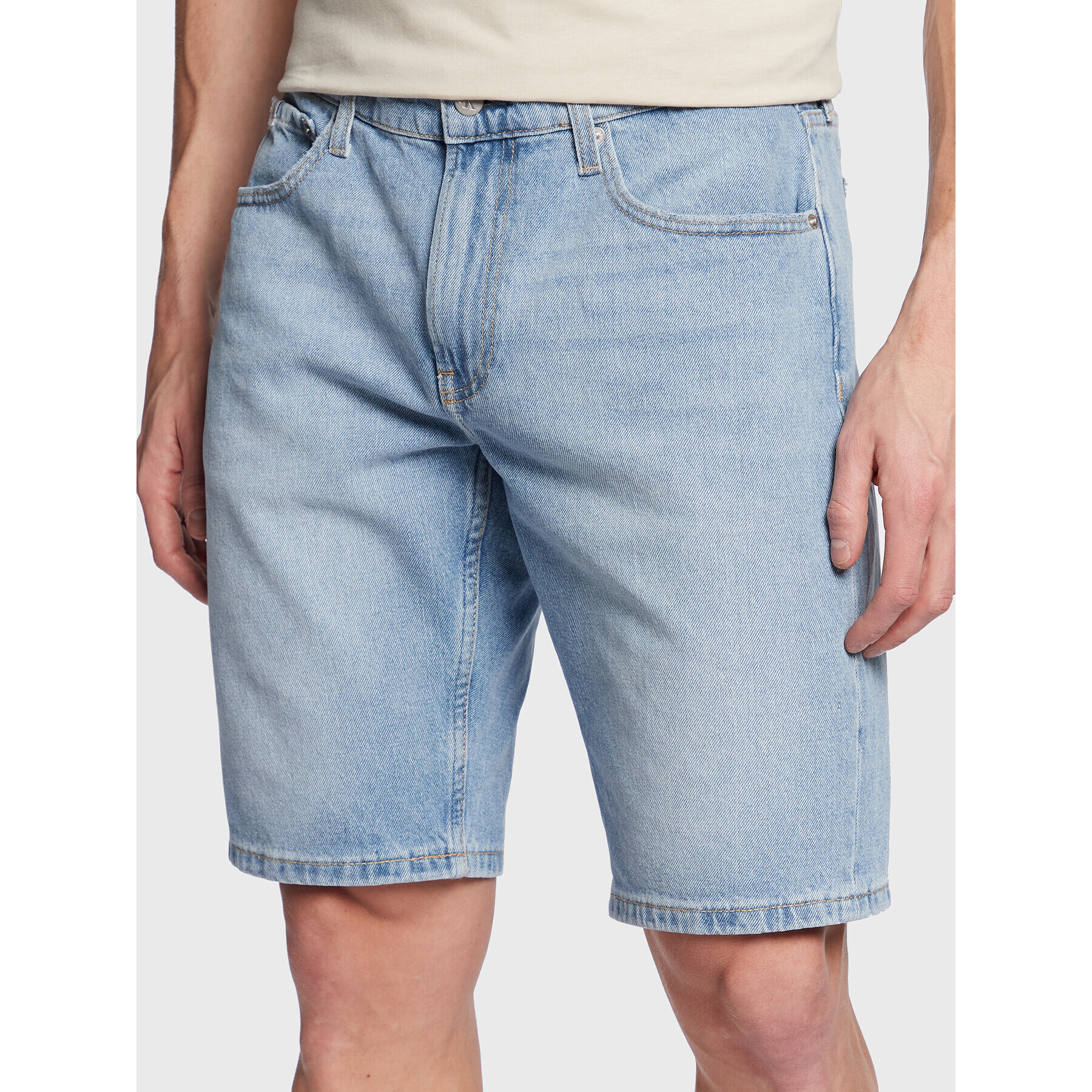 Calvin Klein Jeans Farmer rövidnadrág J30J322788 Kék Regular Fit - Pepit.hu