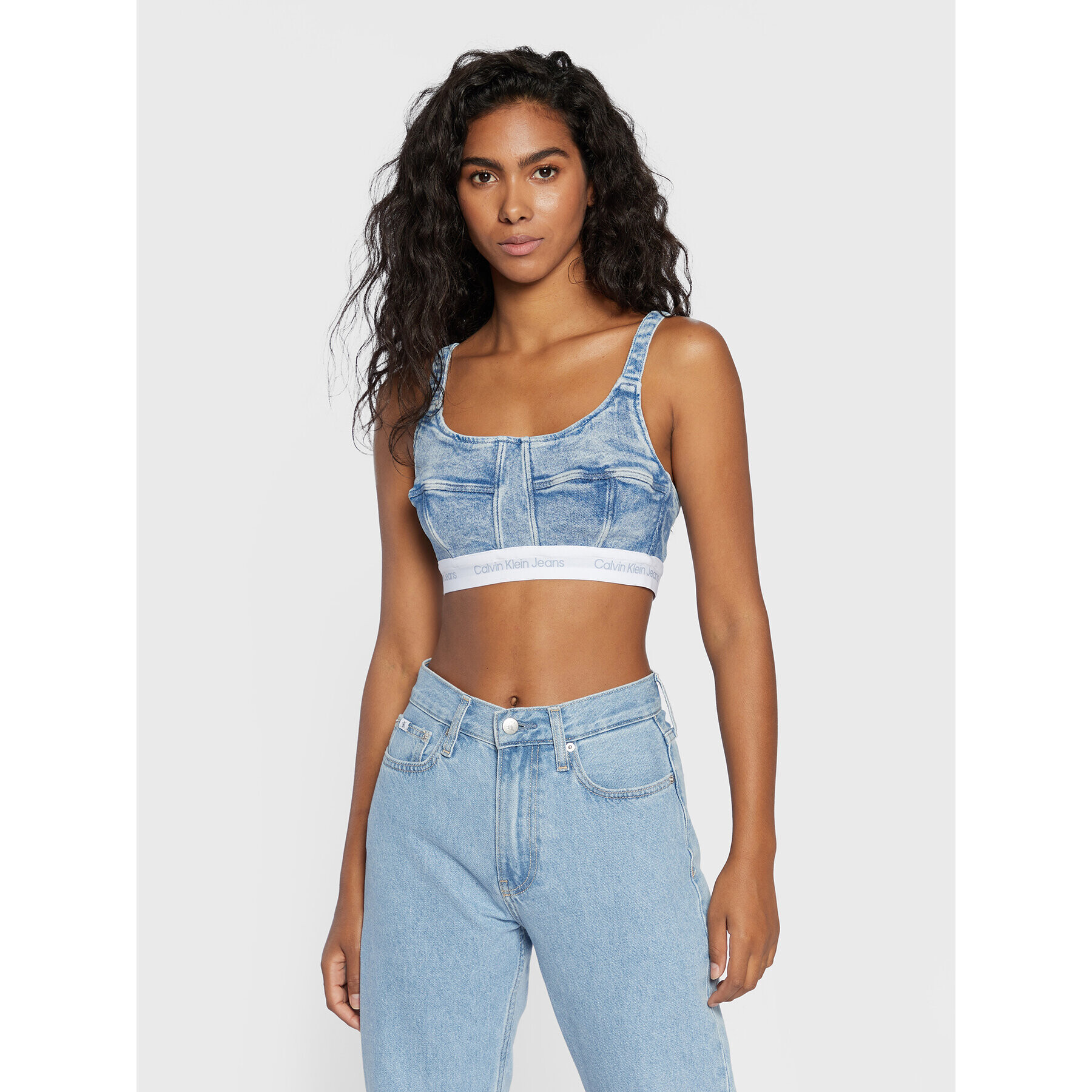 Calvin Klein Jeans Felső J20J219203 Kék Regular Fit - Pepit.hu