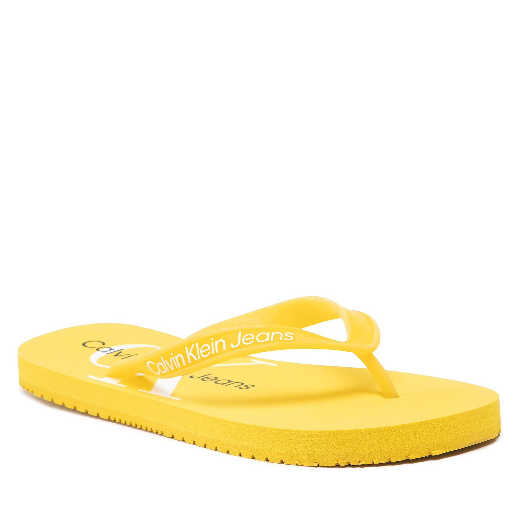 Calvin Klein Jeans Flip-flops Beach Sandal Monogram Tpu YW0YW00098 Sárga - Pepit.hu