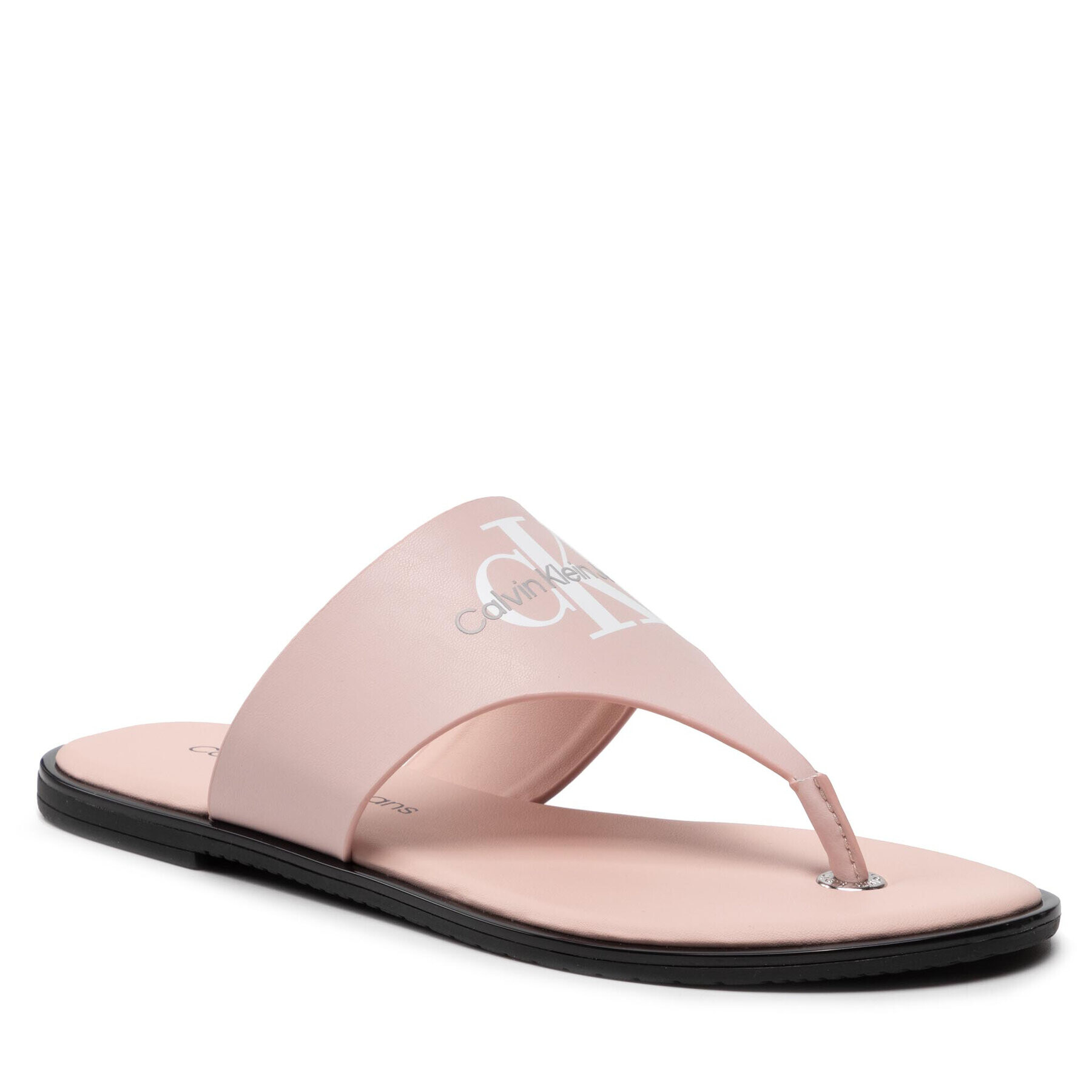 Calvin Klein Jeans Flip-flops Flat Sandal Toe Slide Lth YW0YW00538 Rózsaszín - Pepit.hu