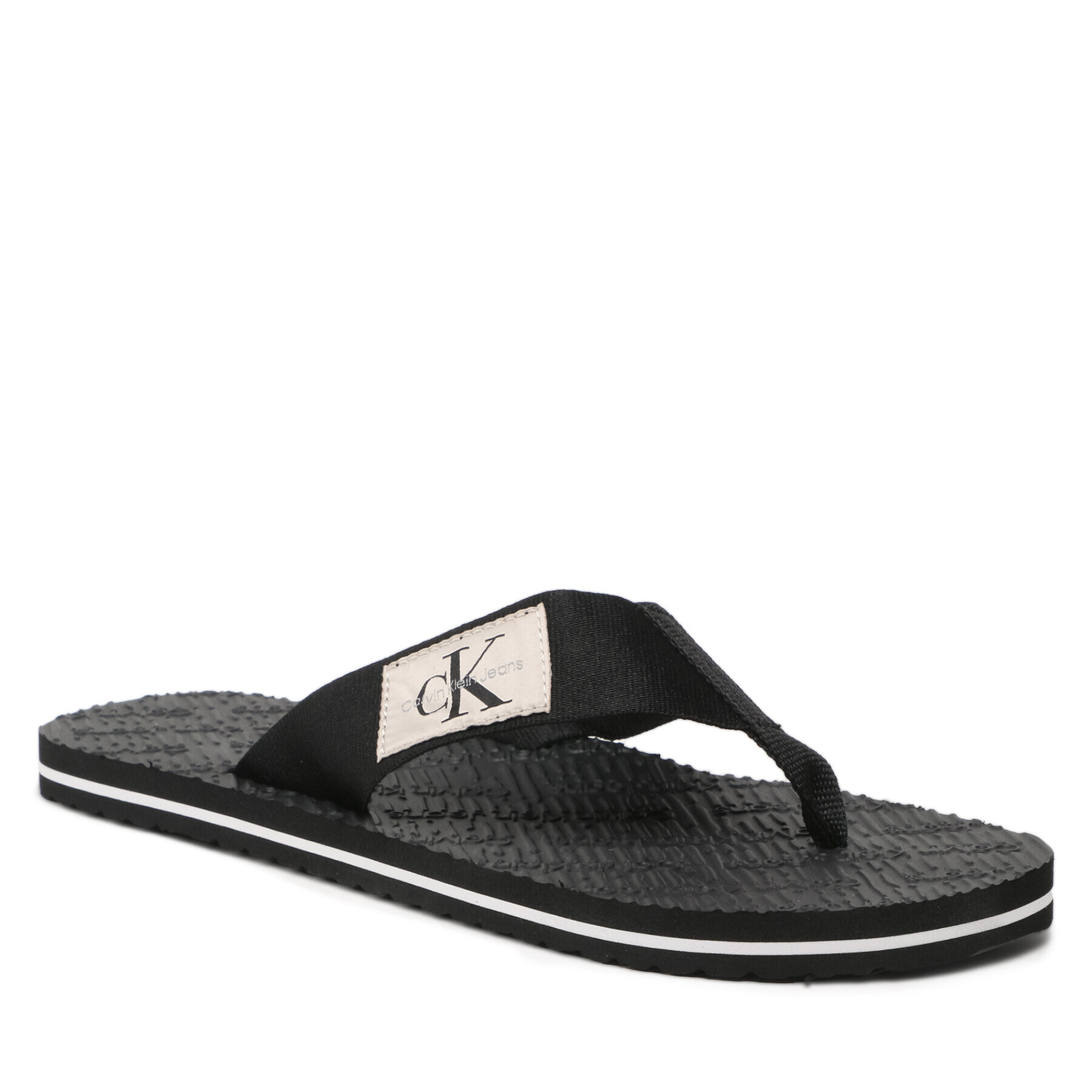 Calvin Klein Jeans Flip-flops Flip Flop Webbing YM0YM00732 Fekete - Pepit.hu