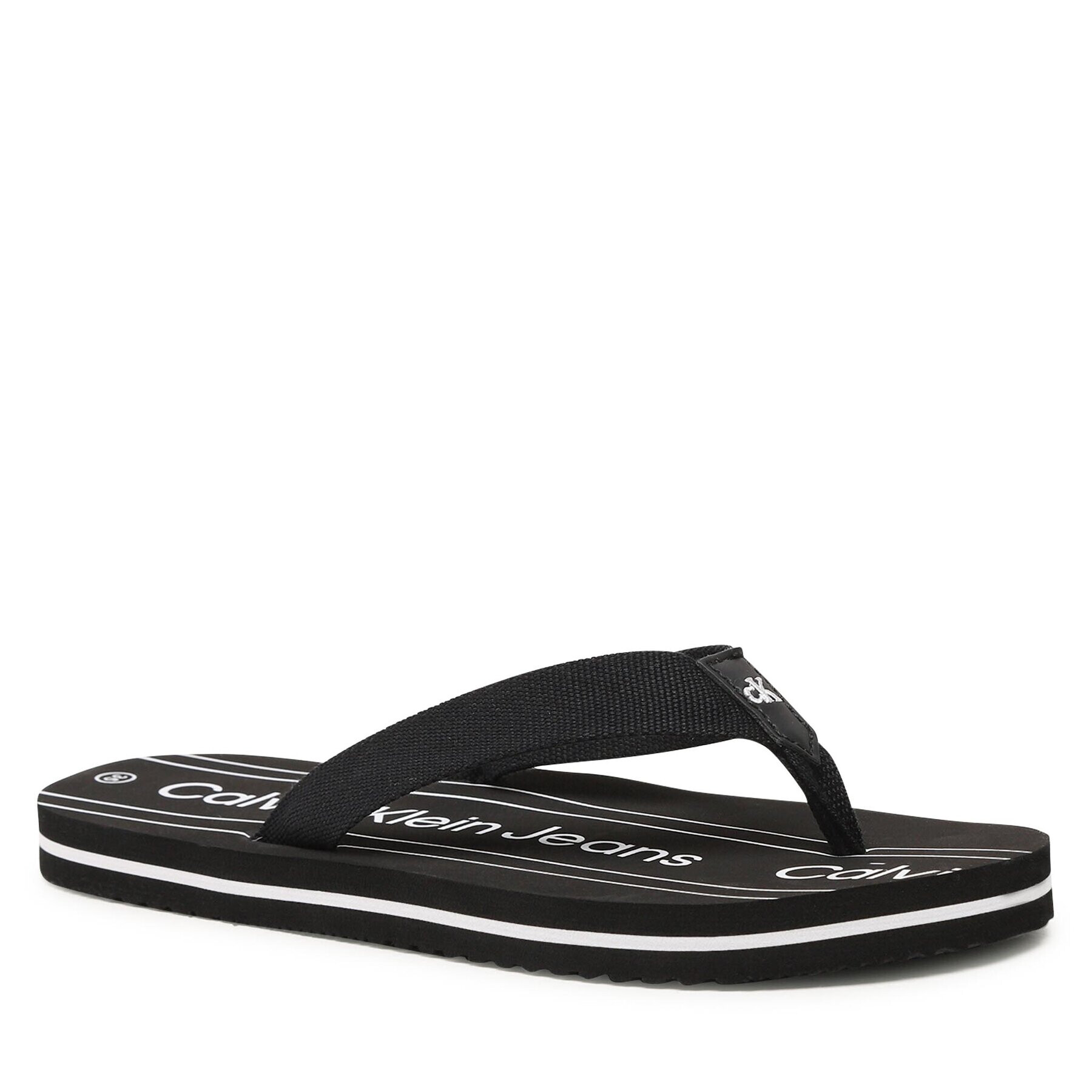 Calvin Klein Jeans Flip-flops Logo Flip Flop V3X8-80624-0058 S Fekete - Pepit.hu