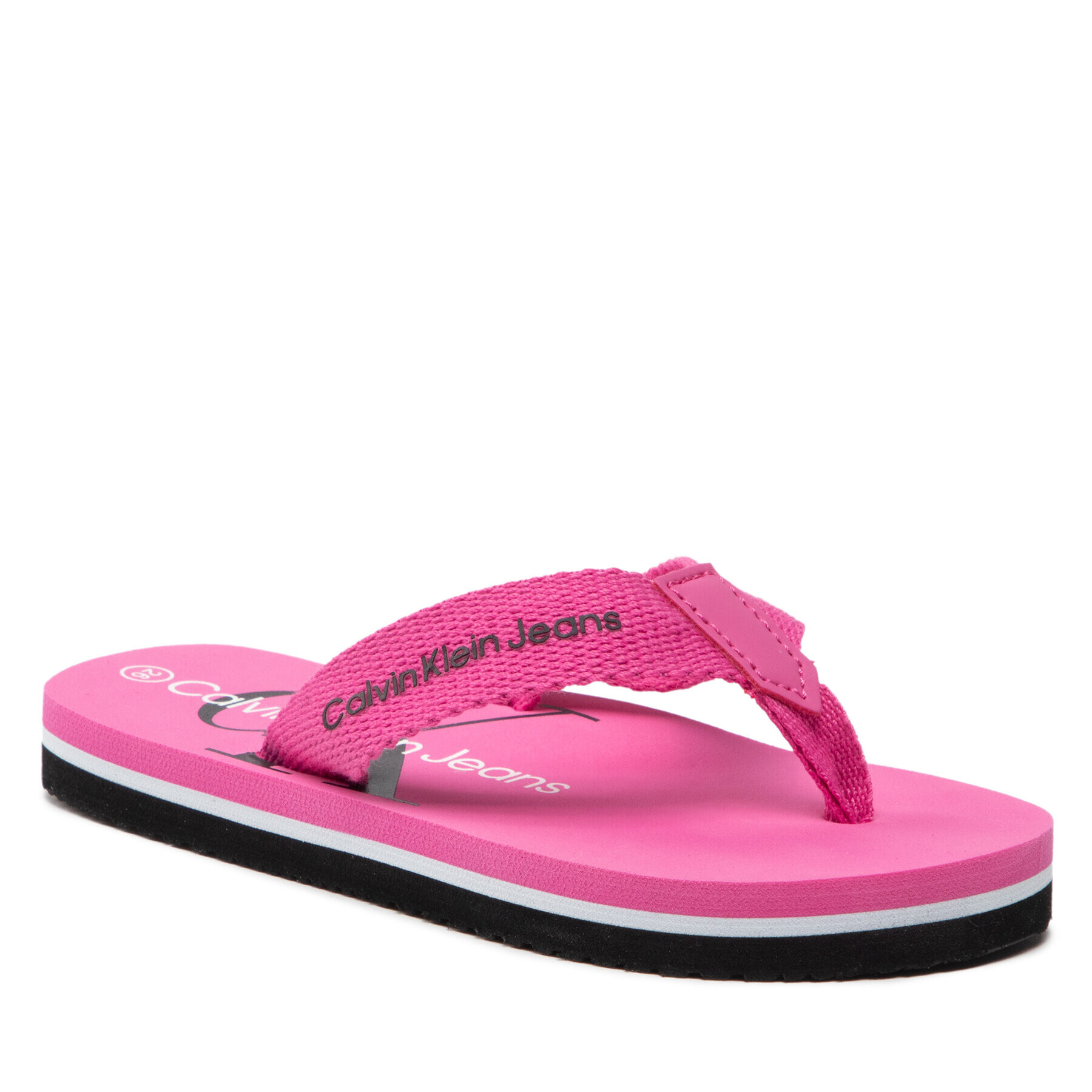 Calvin Klein Jeans Flip-flops Logo Print Flip Flop V3A8-80217-0058 M Rózsaszín - Pepit.hu