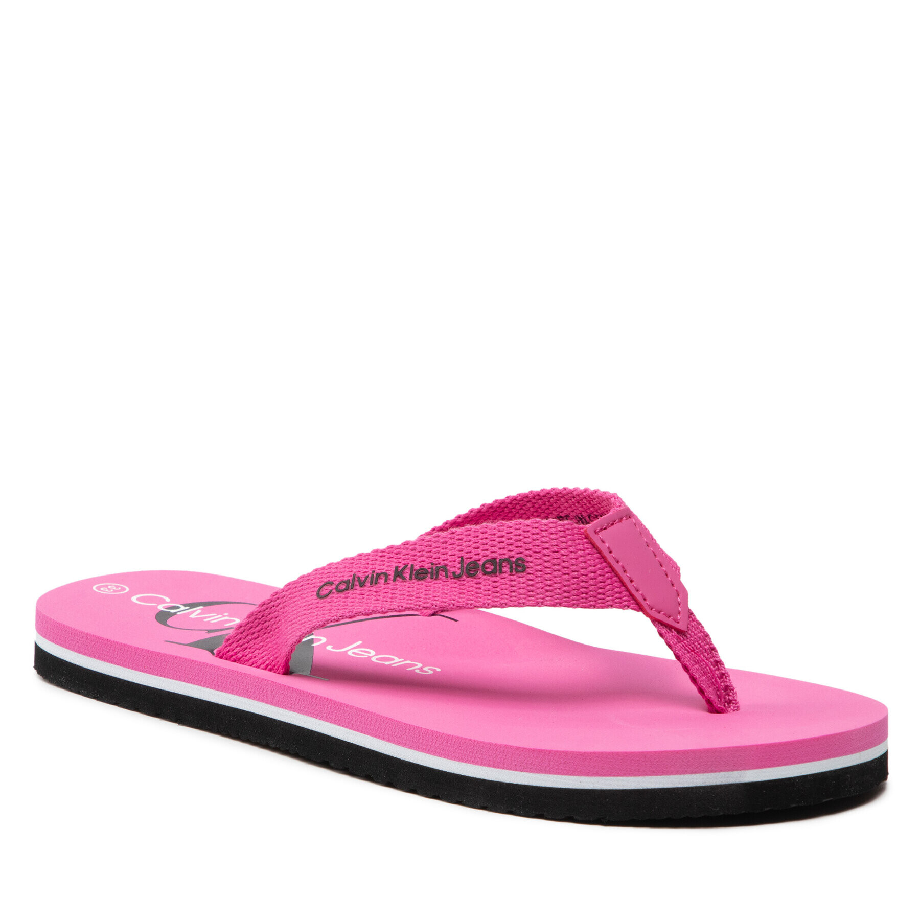 Calvin Klein Jeans Flip-flops Logo Print Flip Flop V3A8-80217-0058 S Rózsaszín - Pepit.hu