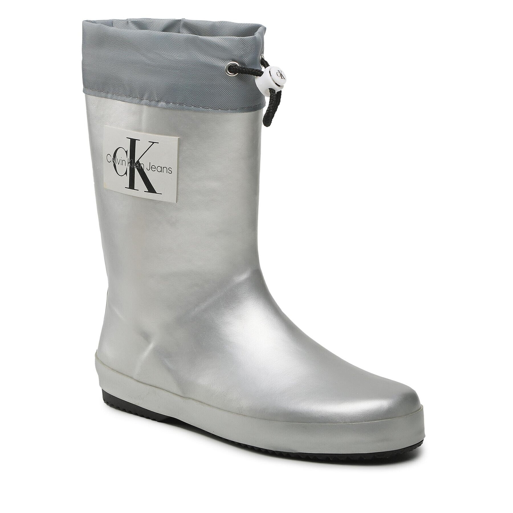 Calvin Klein Jeans Gumicsizma Rain Boot V3X6-80425-0083 S Ezüst - Pepit.hu