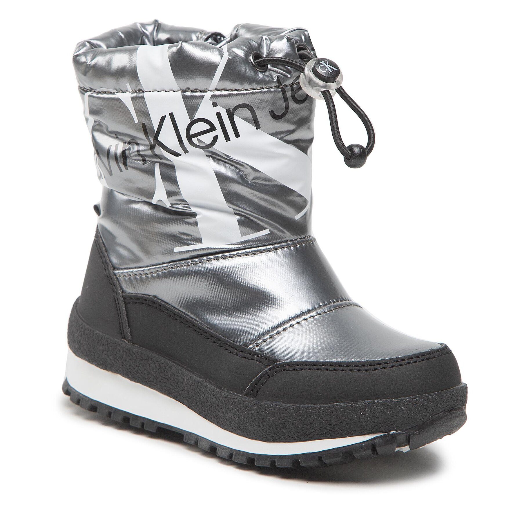 Calvin Klein Jeans Hótaposó Snow Boot V3A6-80310-1240 Ezüst - Pepit.hu