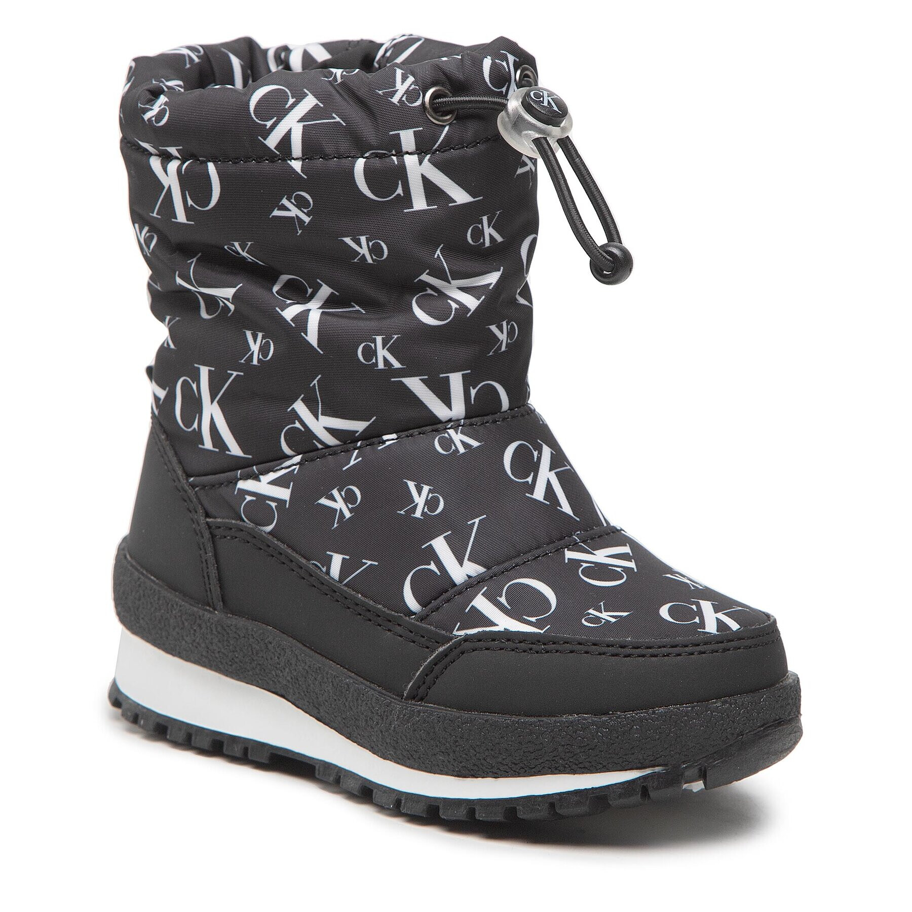 Calvin Klein Jeans Hótaposó Snow Boot V3X6-80420-1473 Fekete - Pepit.hu