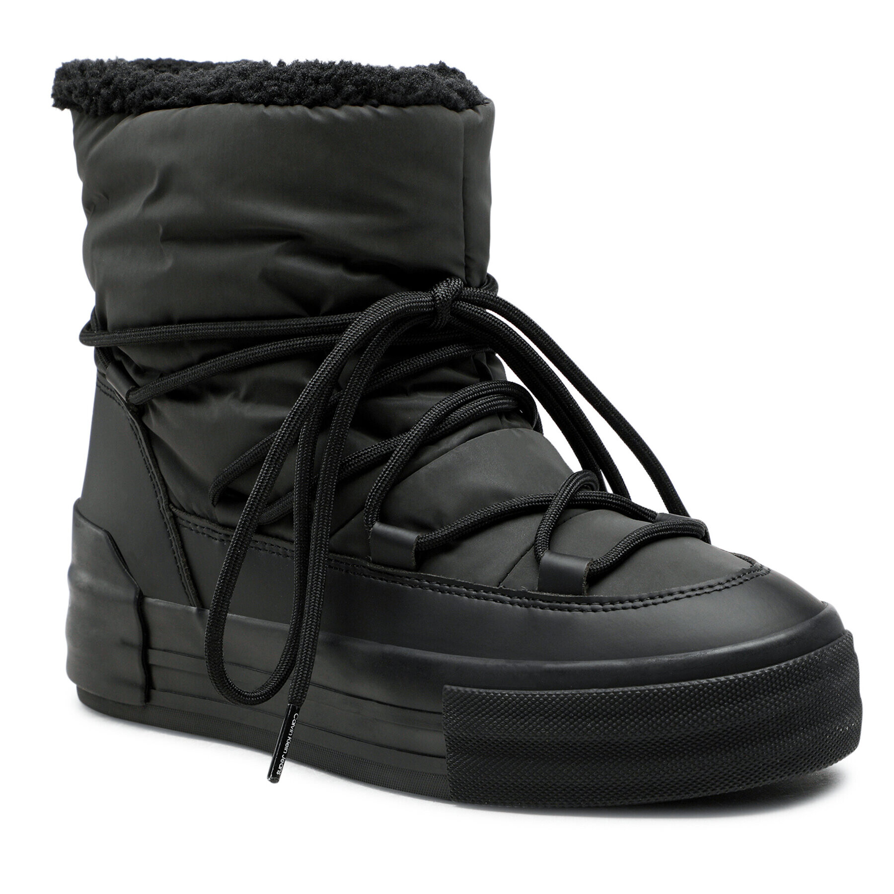 Calvin Klein Jeans Hótaposó Vulc Flatform Bold Snow Boot YW0YW00820 Fekete - Pepit.hu