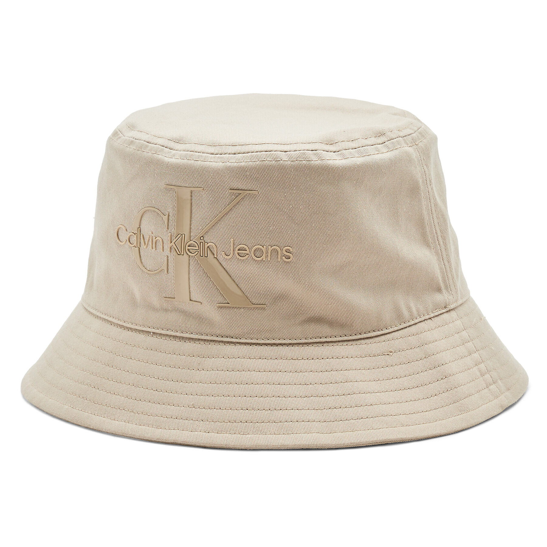 Calvin Klein Jeans Kalap Monogram Bucket Hat K60K610715 Bézs - Pepit.hu