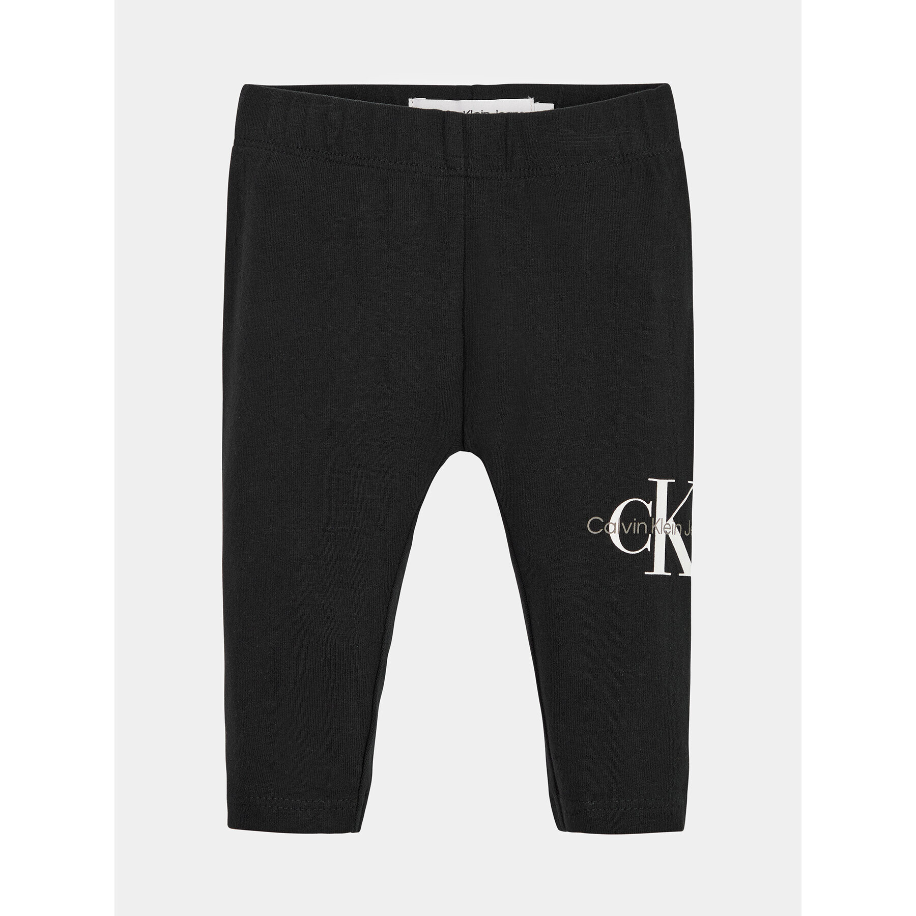 Calvin Klein Jeans Leggings Monogram IN0IN00081 Fekete Slim Fit - Pepit.hu