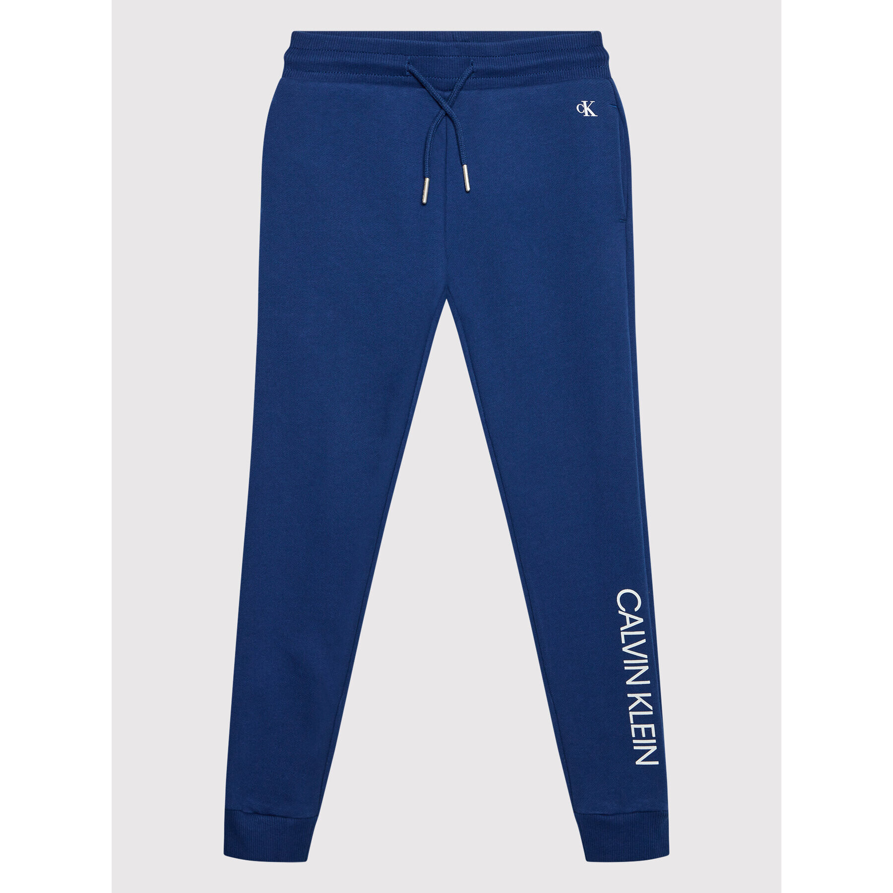 Calvin Klein Jeans Melegítő alsó Institutional Logo IB0IB00954 Sötétkék Regular Fit - Pepit.hu