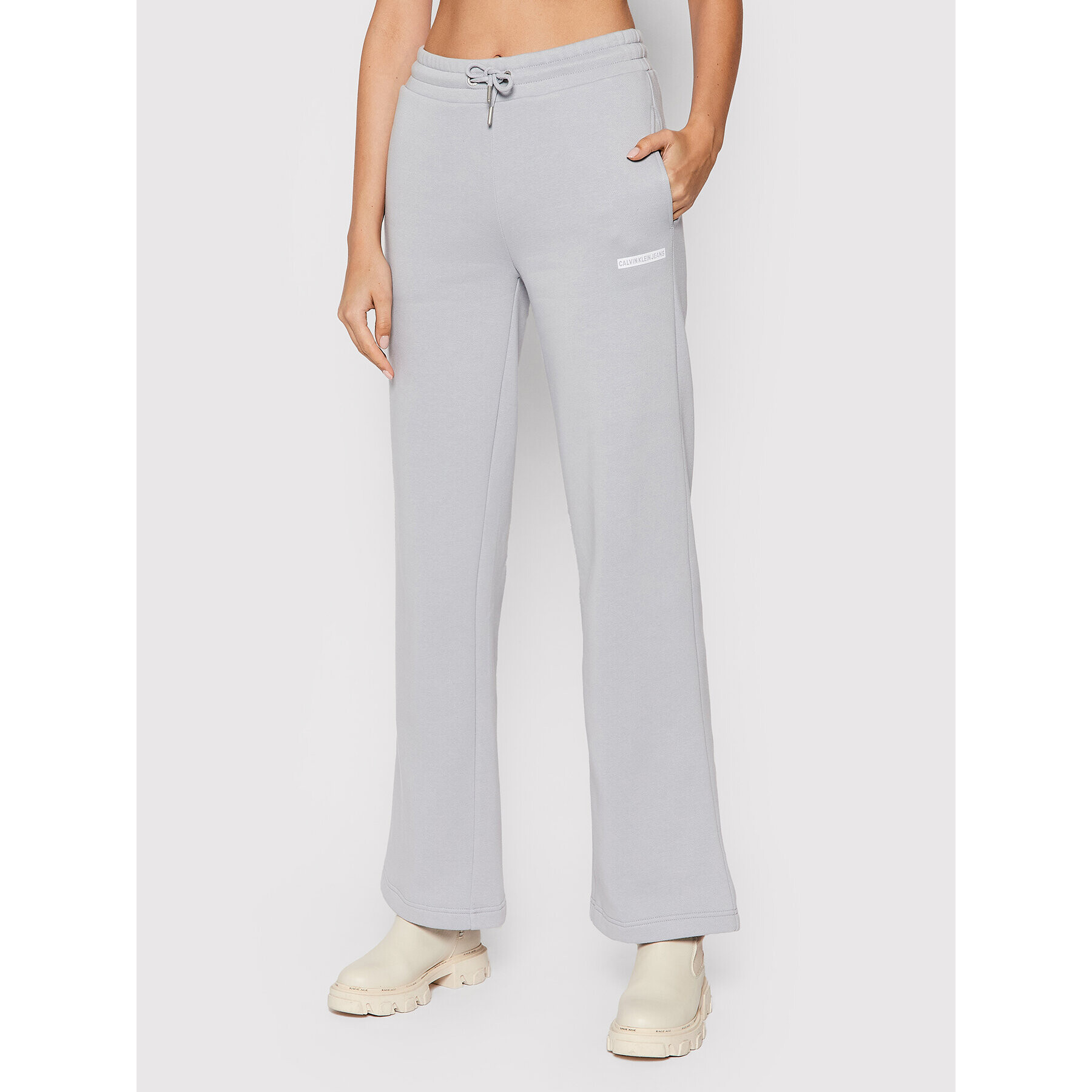 Calvin Klein Jeans Melegítő alsó J20J217293 Szürke Relaxed Fit - Pepit.hu