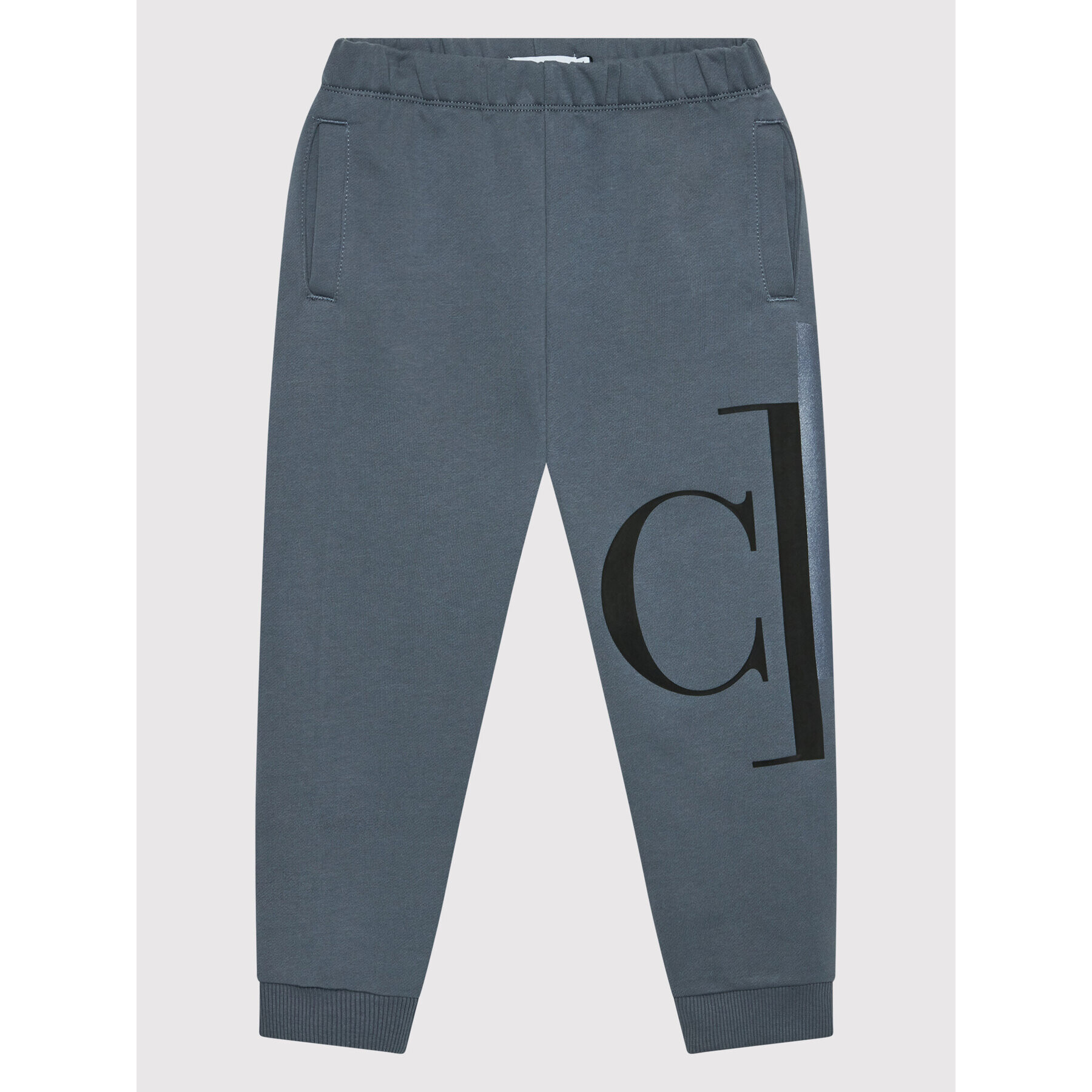 Calvin Klein Jeans Melegítő alsó Mixed Monogram IB0IB01139 Szürke Regular Fit - Pepit.hu