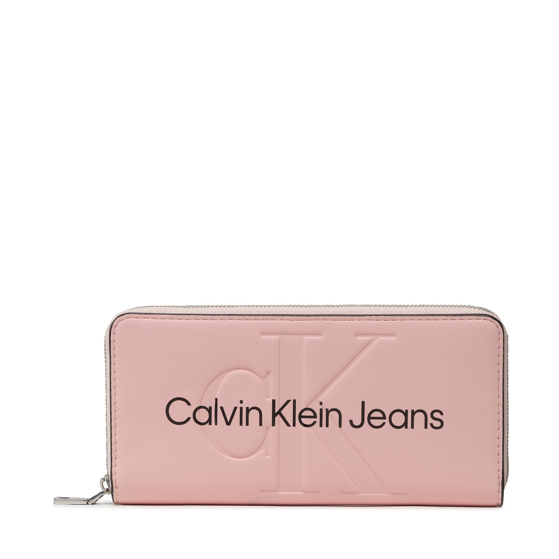 Calvin Klein Jeans Nagy női pénztárca Sculpted Mono Zip Around Mono K60K607634 Rózsaszín - Pepit.hu