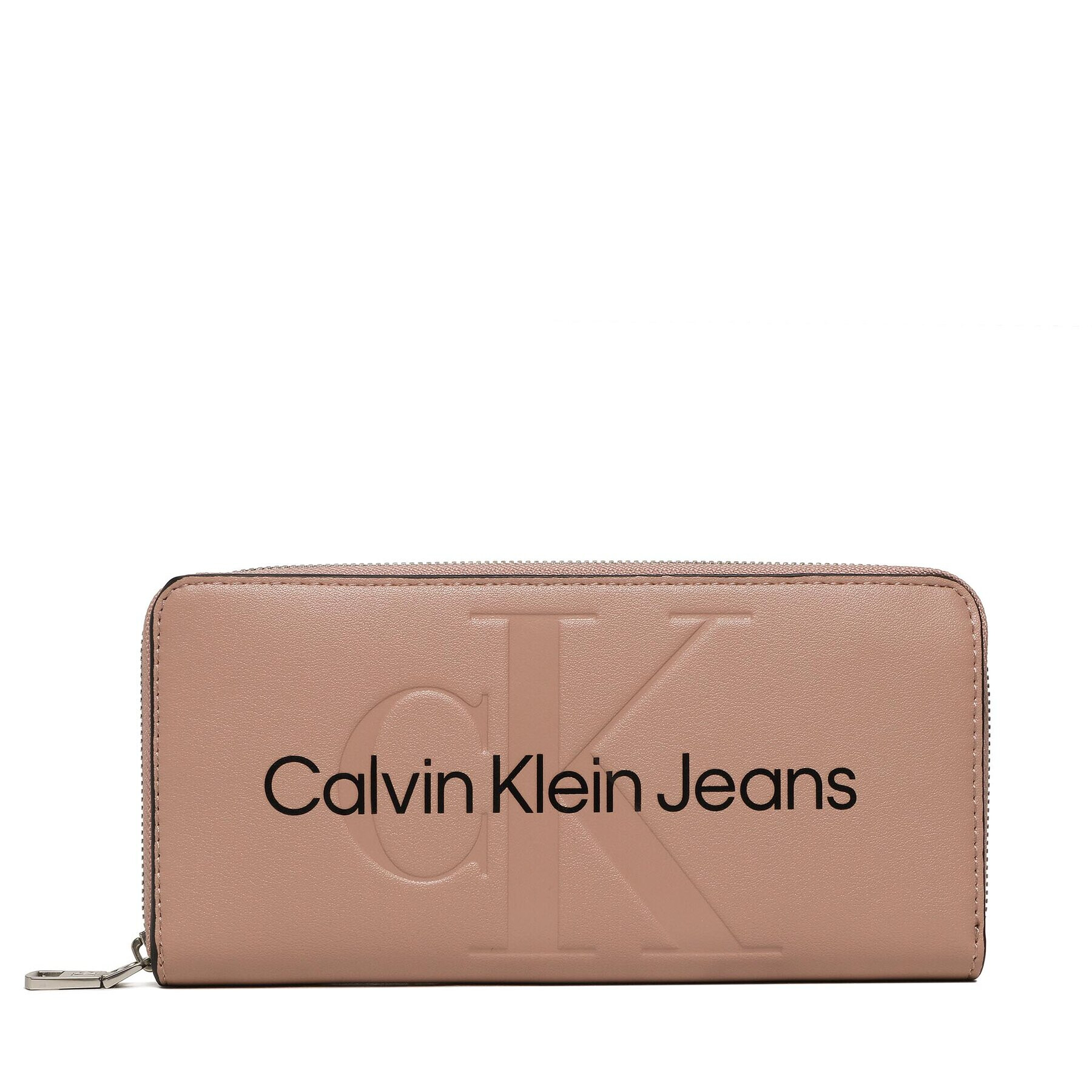 Calvin Klein Jeans Nagy női pénztárca Sculpted Zip Around Mono K60K610358 Rózsaszín - Pepit.hu