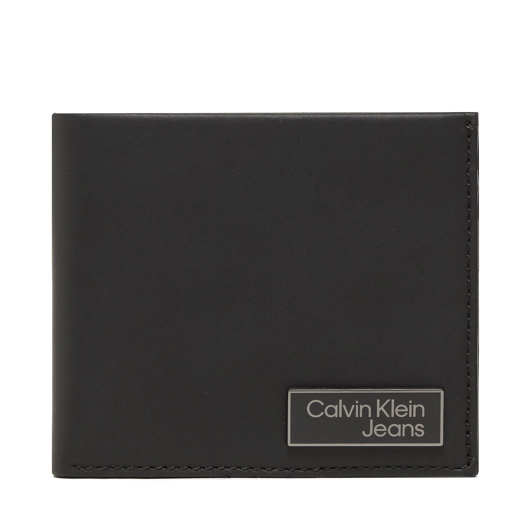 Calvin Klein Jeans Nagyméretű férfi pénztárca Logo Plaque Bilfold W/Coin K50K510127 Fekete - Pepit.hu