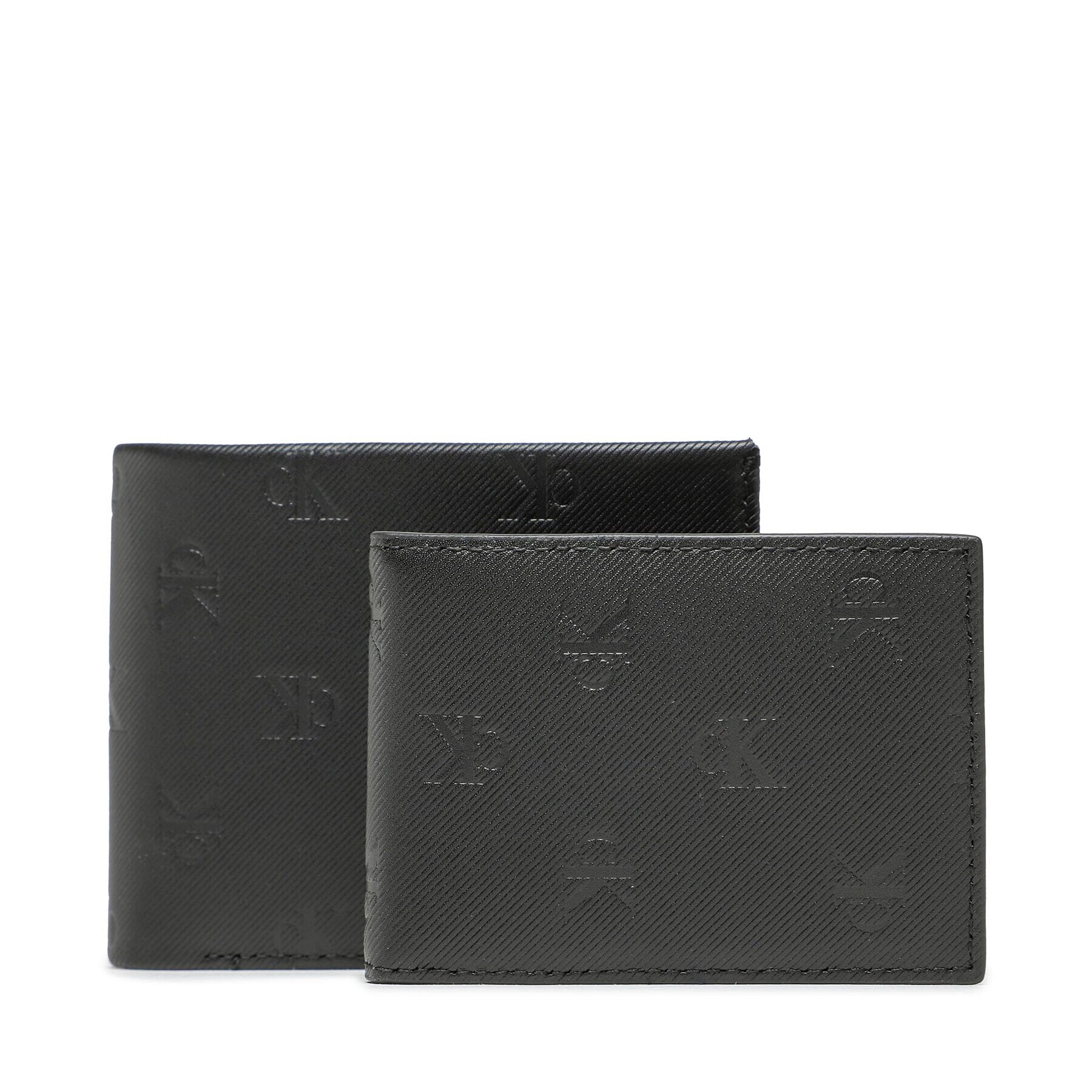 Calvin Klein Jeans Nagyméretű férfi pénztárca Monogram Soft Bifold+Card Aop K50K510438 Fekete - Pepit.hu