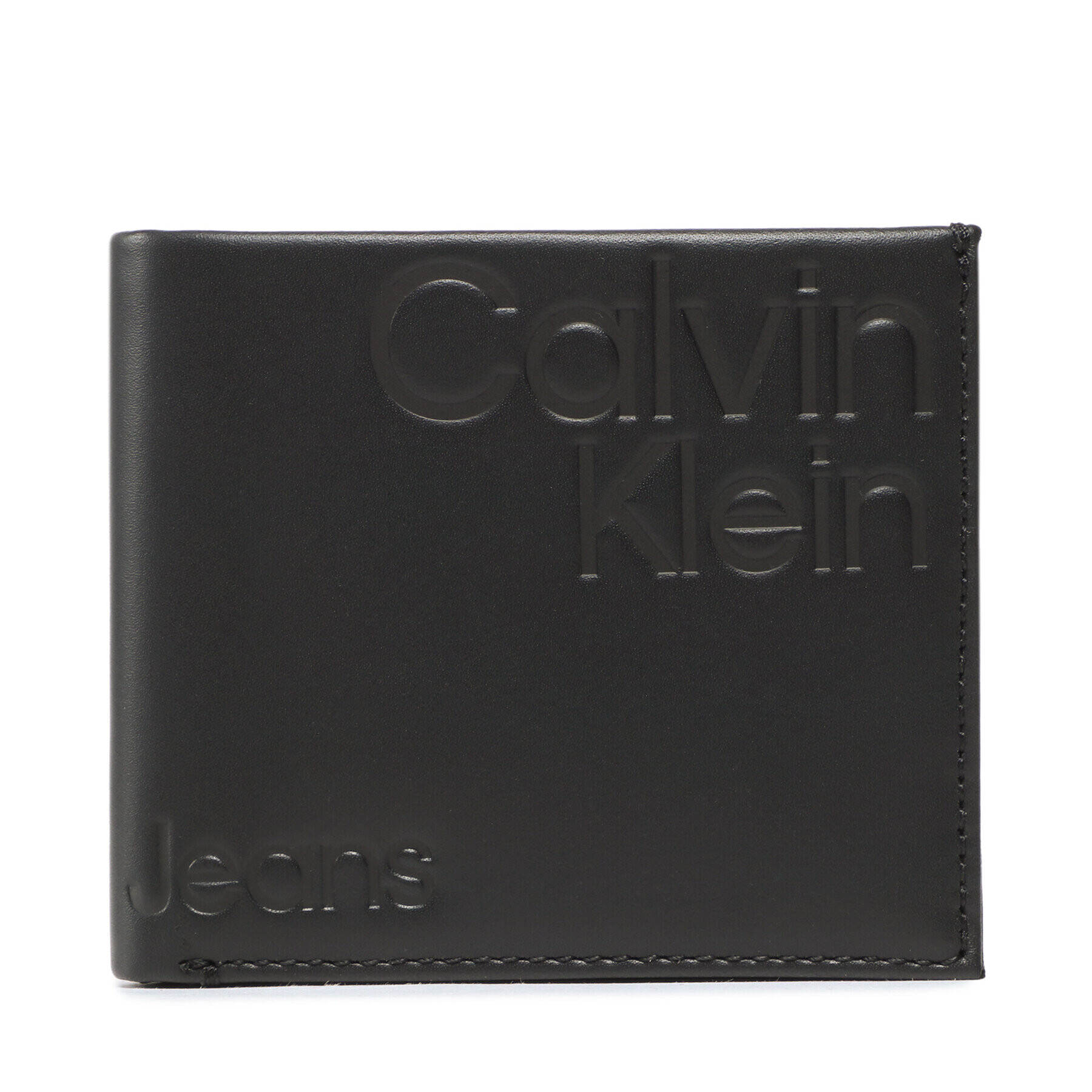 Calvin Klein Jeans Nagyméretű férfi pénztárca Monogram Soft Bifold W/Coin Aop K50K509876 Fekete - Pepit.hu