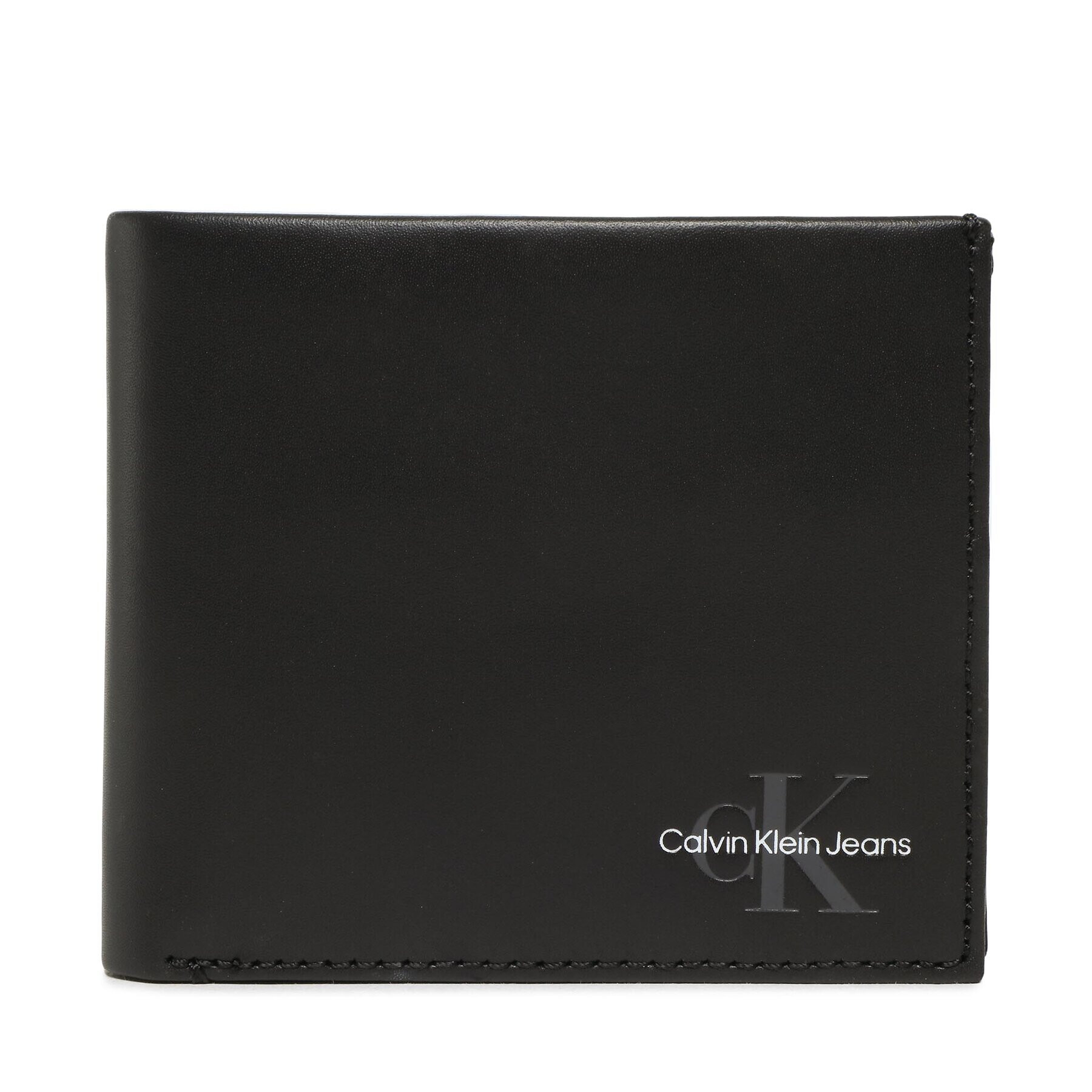 Calvin Klein Jeans Nagyméretű férfi pénztárca Monogram Soft Bifold W/Coin K50K510148 Fekete - Pepit.hu