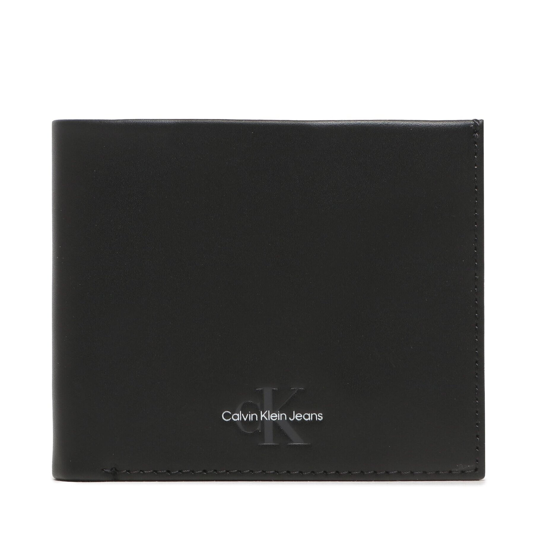 Calvin Klein Jeans Nagyméretű férfi pénztárca Monogram Soft Bifold W/Coin K50K510724 Fekete - Pepit.hu