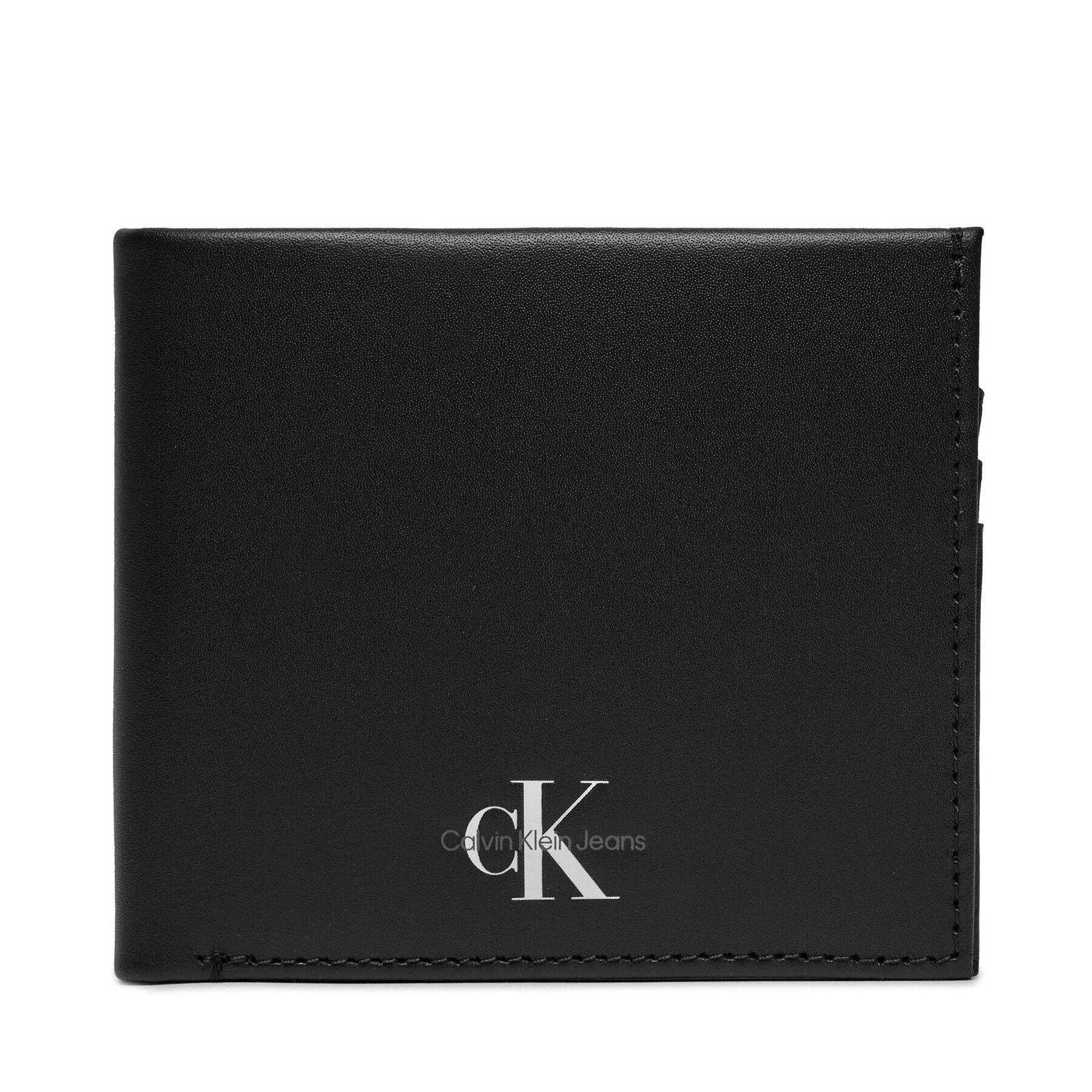 Calvin Klein Jeans Nagyméretű férfi pénztárca Monogram Soft Bifold W/Coin K50K511456 Fekete - Pepit.hu