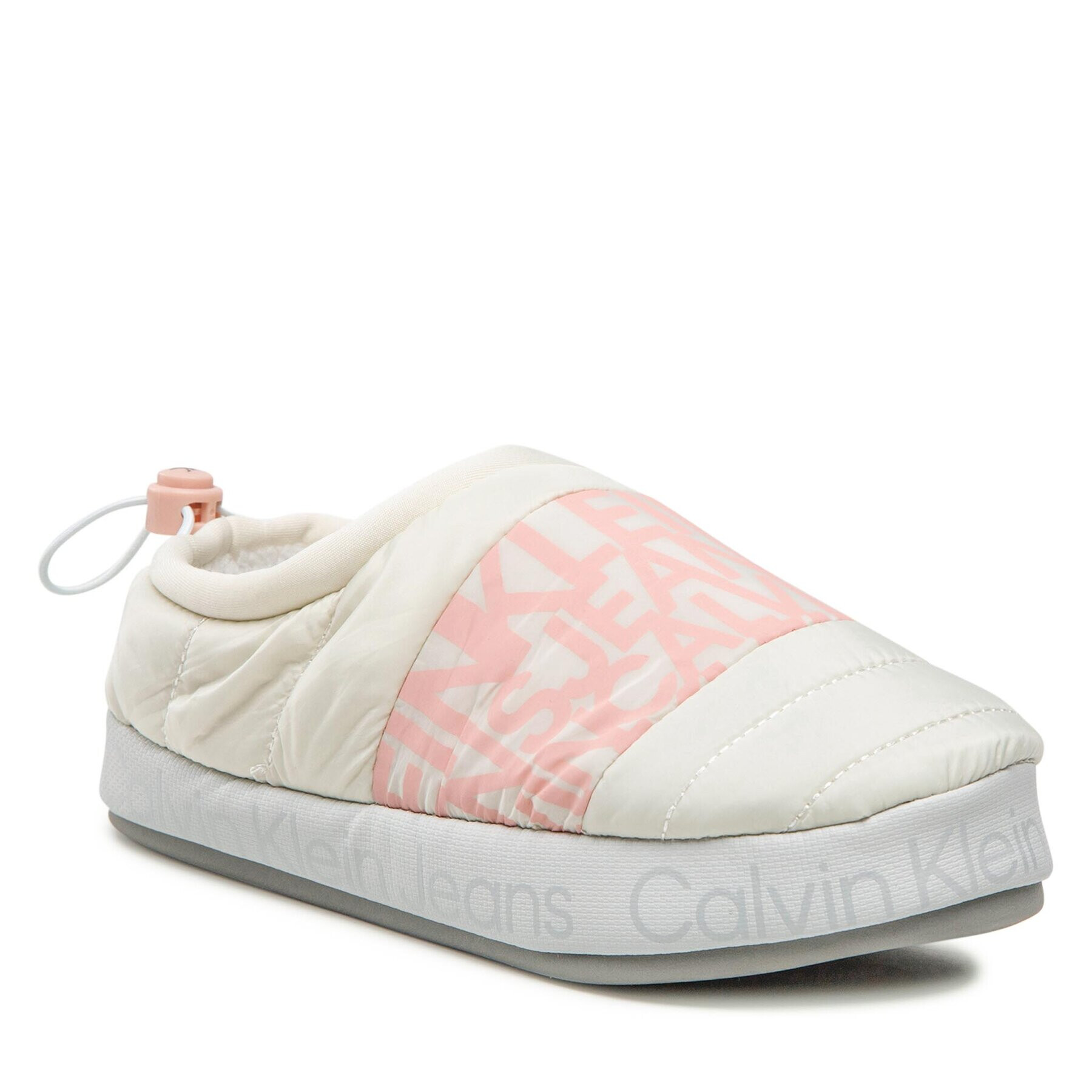 Calvin Klein Jeans Papucs Home Slipper Wn W/Coulisse YW0YW00748 Bézs - Pepit.hu