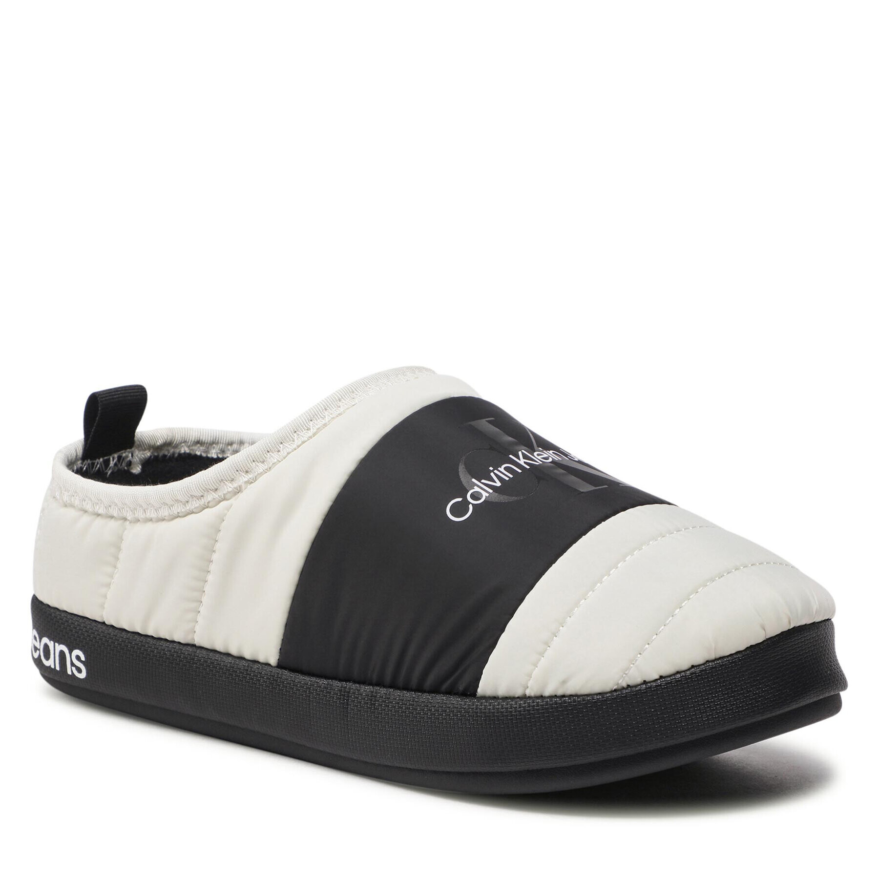 Calvin Klein Jeans Papucs Home Slipper YM0YM00546 Ezüst - Pepit.hu