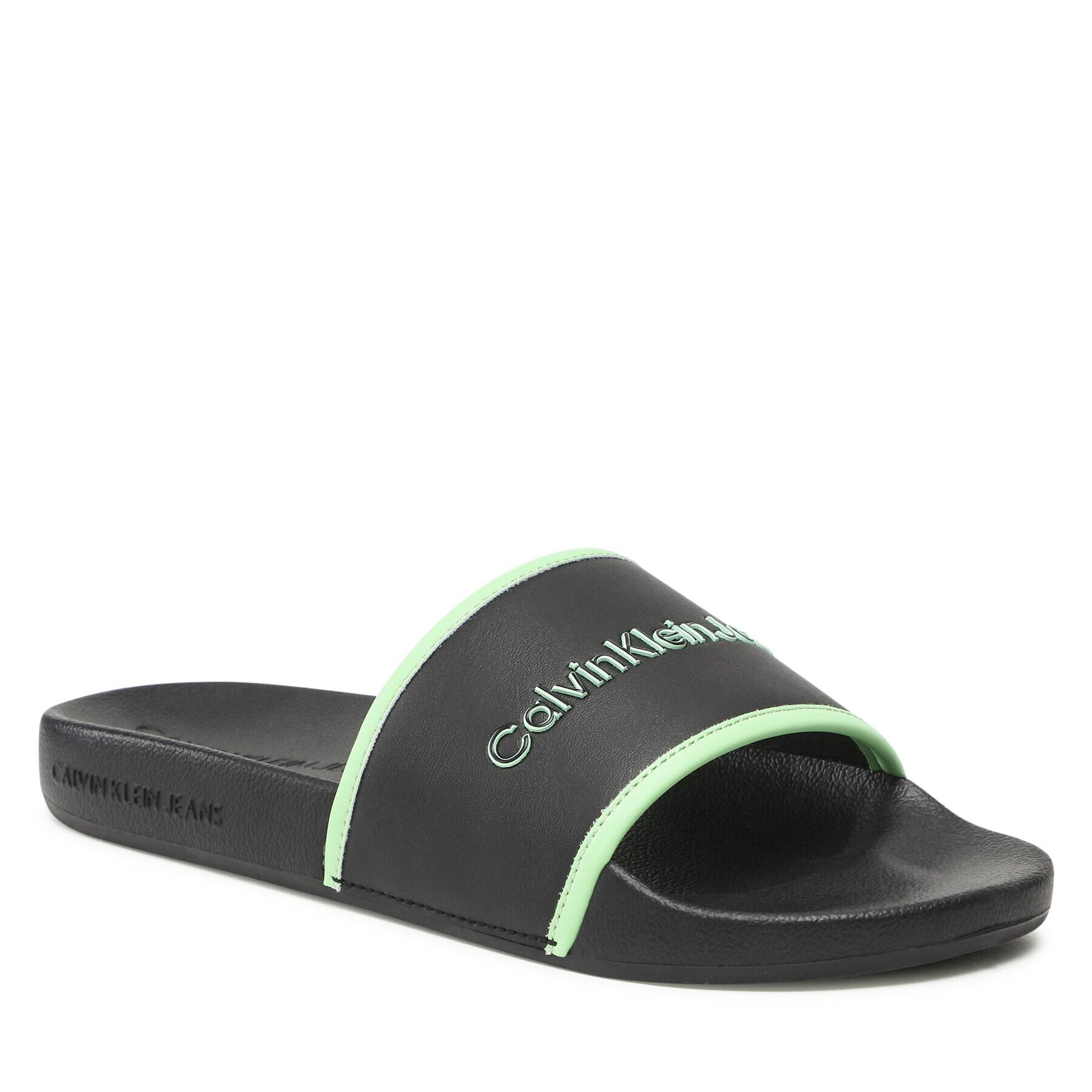 Calvin Klein Jeans Papucs Institutional Slide YW0YW00594 Fekete - Pepit.hu