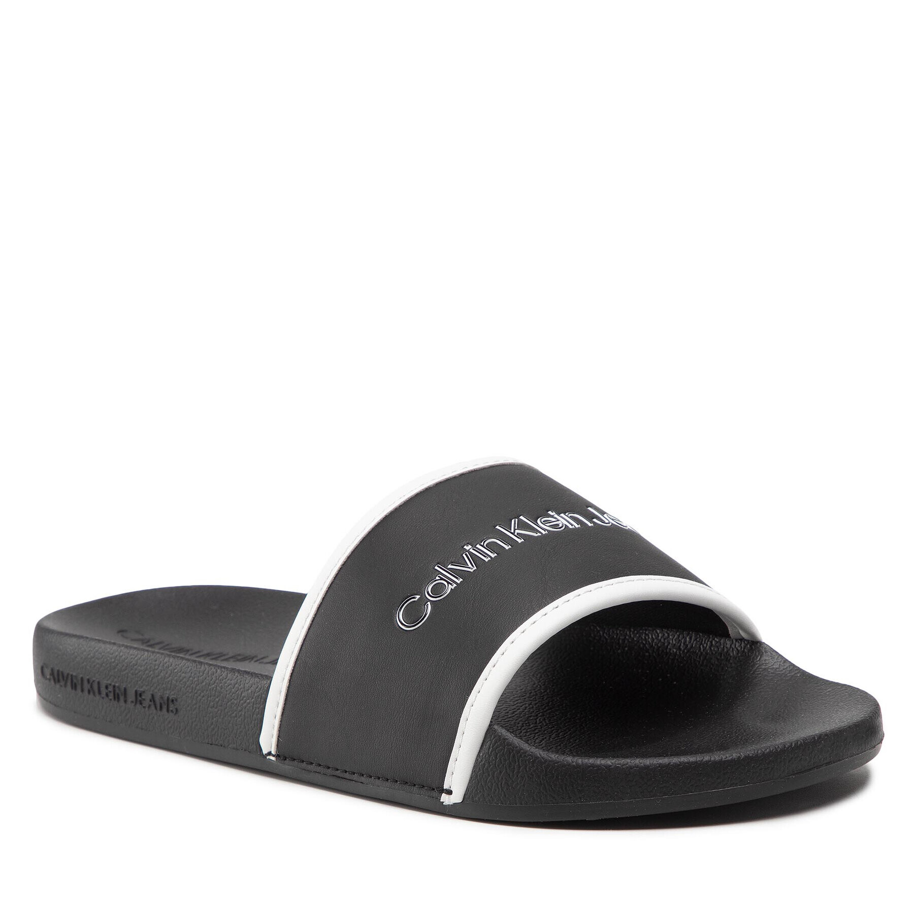 Calvin Klein Jeans Papucs Instututional Slide YW0YW00594 Fekete - Pepit.hu