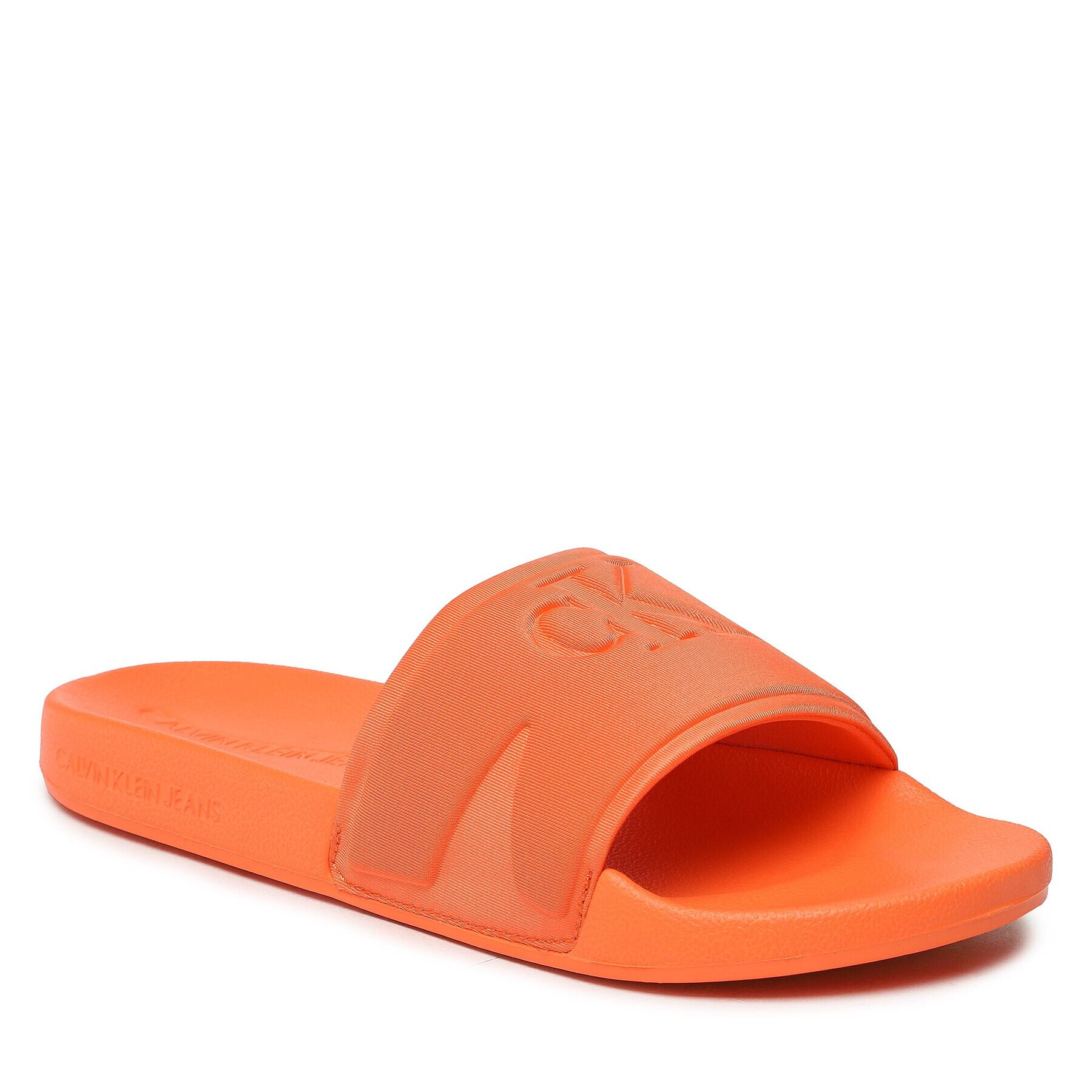 Calvin Klein Jeans Papucs Slide High/Low Frequncy YM0YM00661 Narancssárga - Pepit.hu