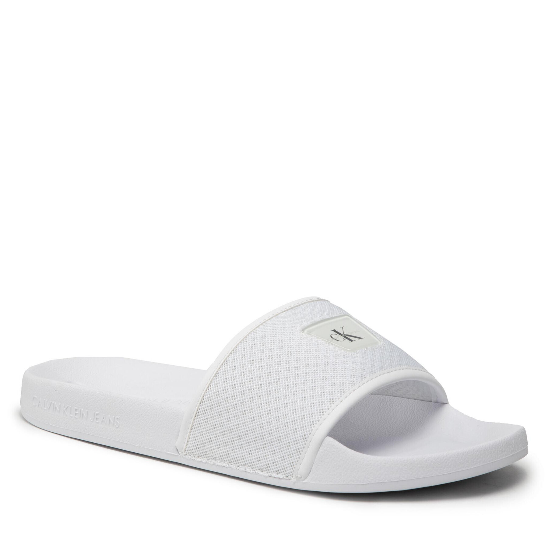 Calvin Klein Jeans Papucs Slide Jelly Monogram YM0YM00453 Fehér - Pepit.hu