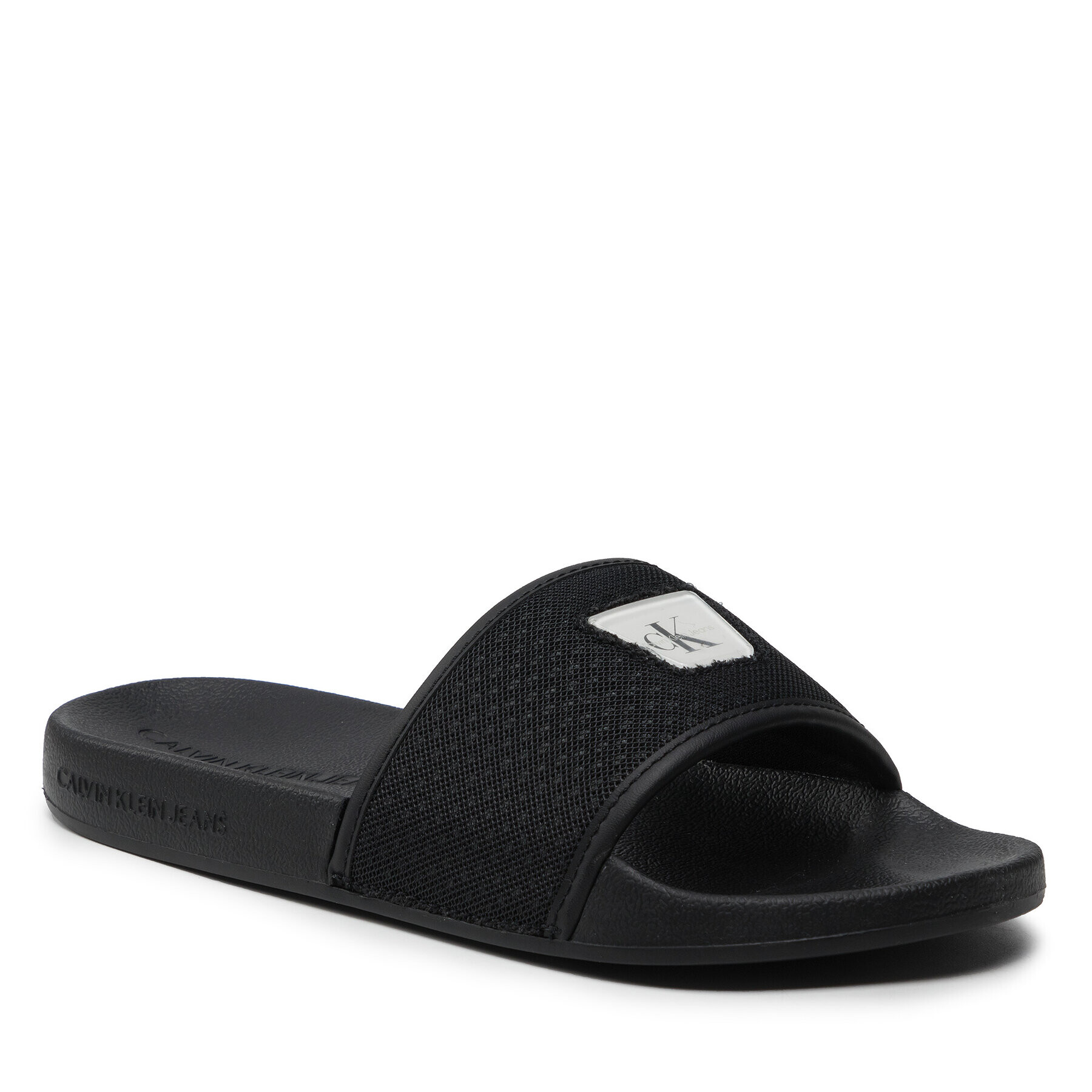 Calvin Klein Jeans Papucs Slide Jelly Monogram YW0YW00642 Fekete - Pepit.hu