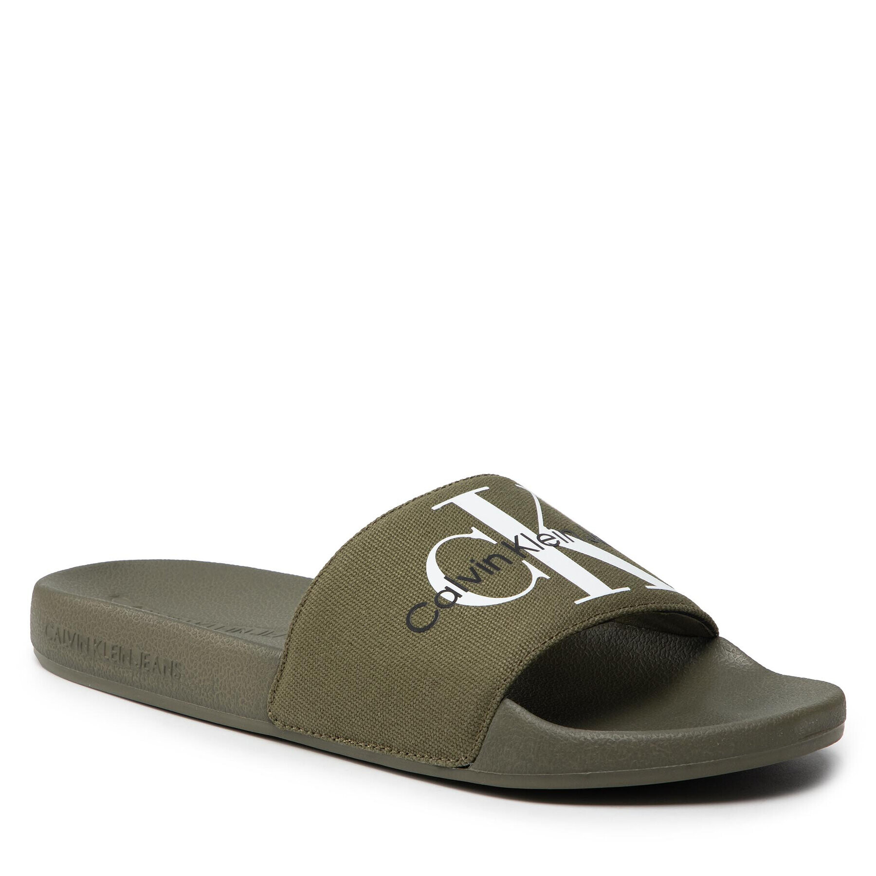 Calvin Klein Jeans Papucs Slide Monogram Co YM0YM00061 Zöld - Pepit.hu