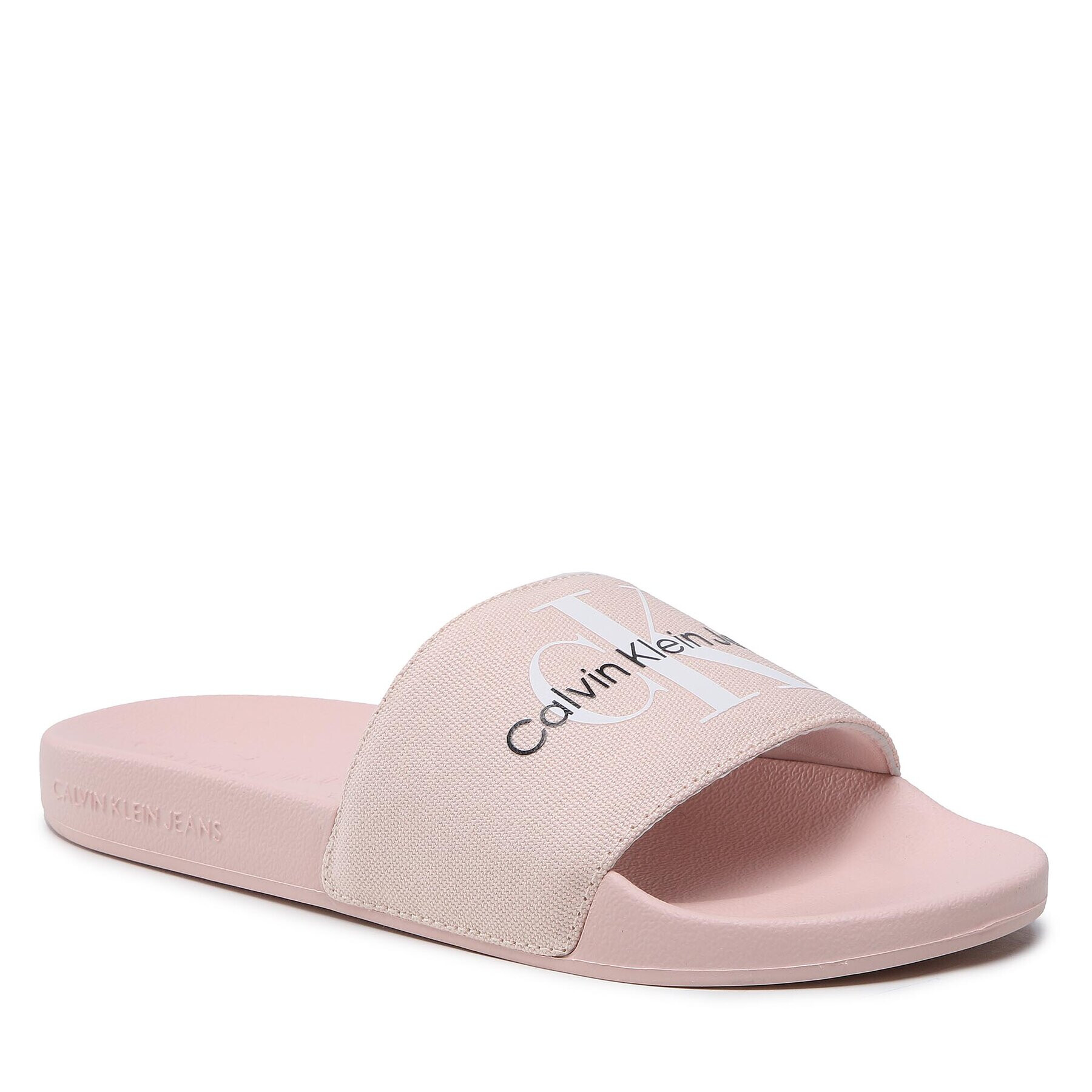 Calvin Klein Jeans Papucs Slide Monogram Co YW0YW00103 Rózsaszín - Pepit.hu