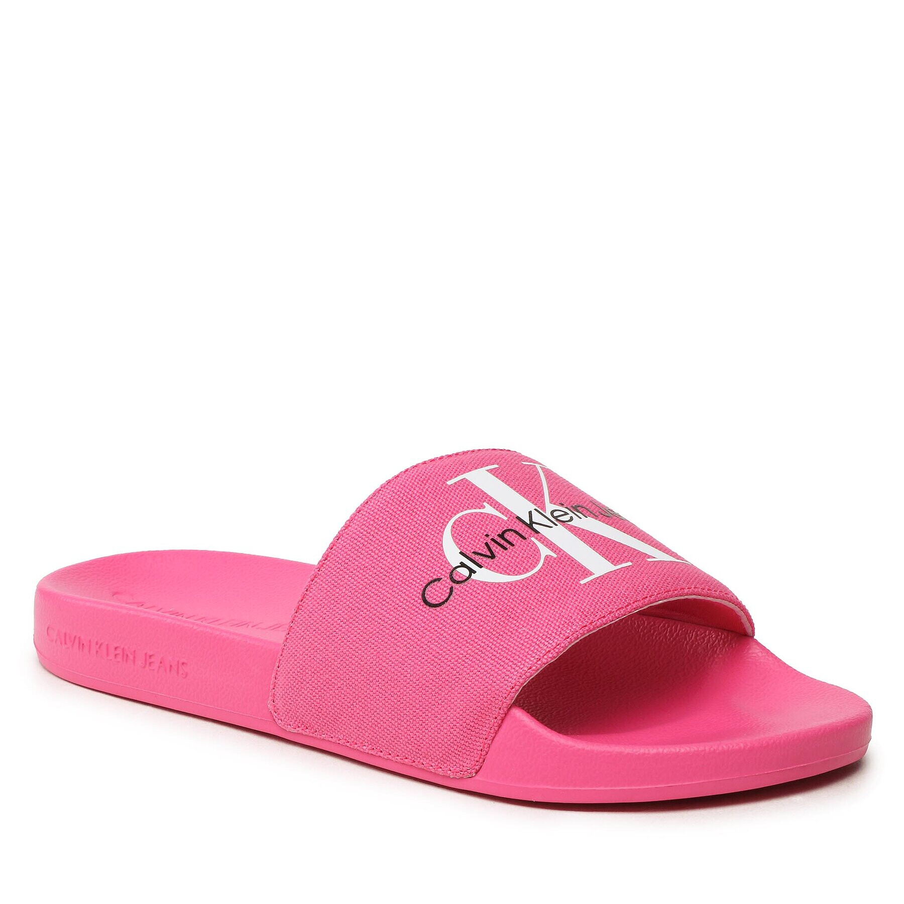 Calvin Klein Jeans Papucs Slide Monogram Co YW0YW00103 Rózsaszín - Pepit.hu